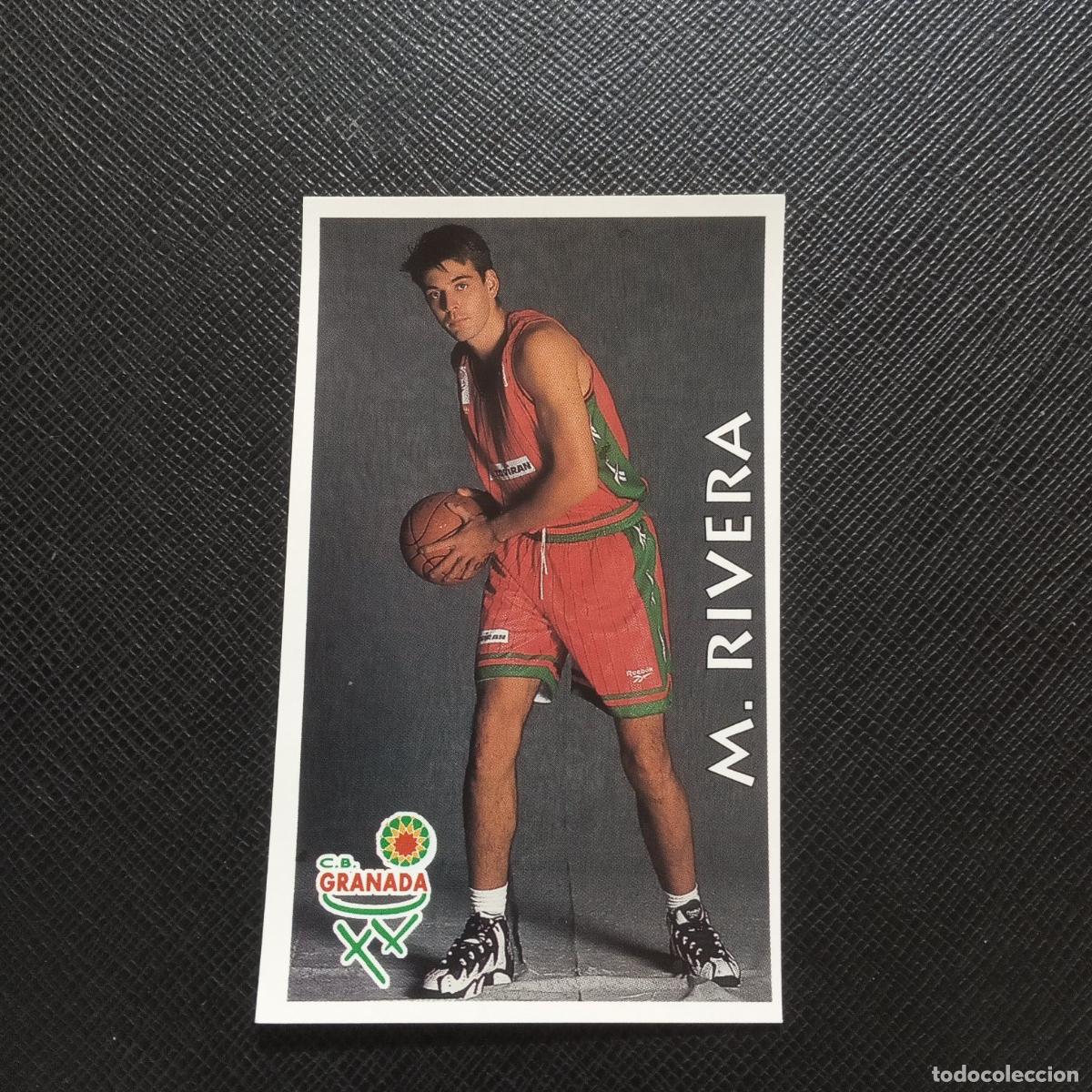 Coleccionismo deportivo: 242 M RIVERA GRANADA MUNDICROMO ACB 96 97 BALONCESTO 1996 1997 - SIN PEGAR - A81 PG118