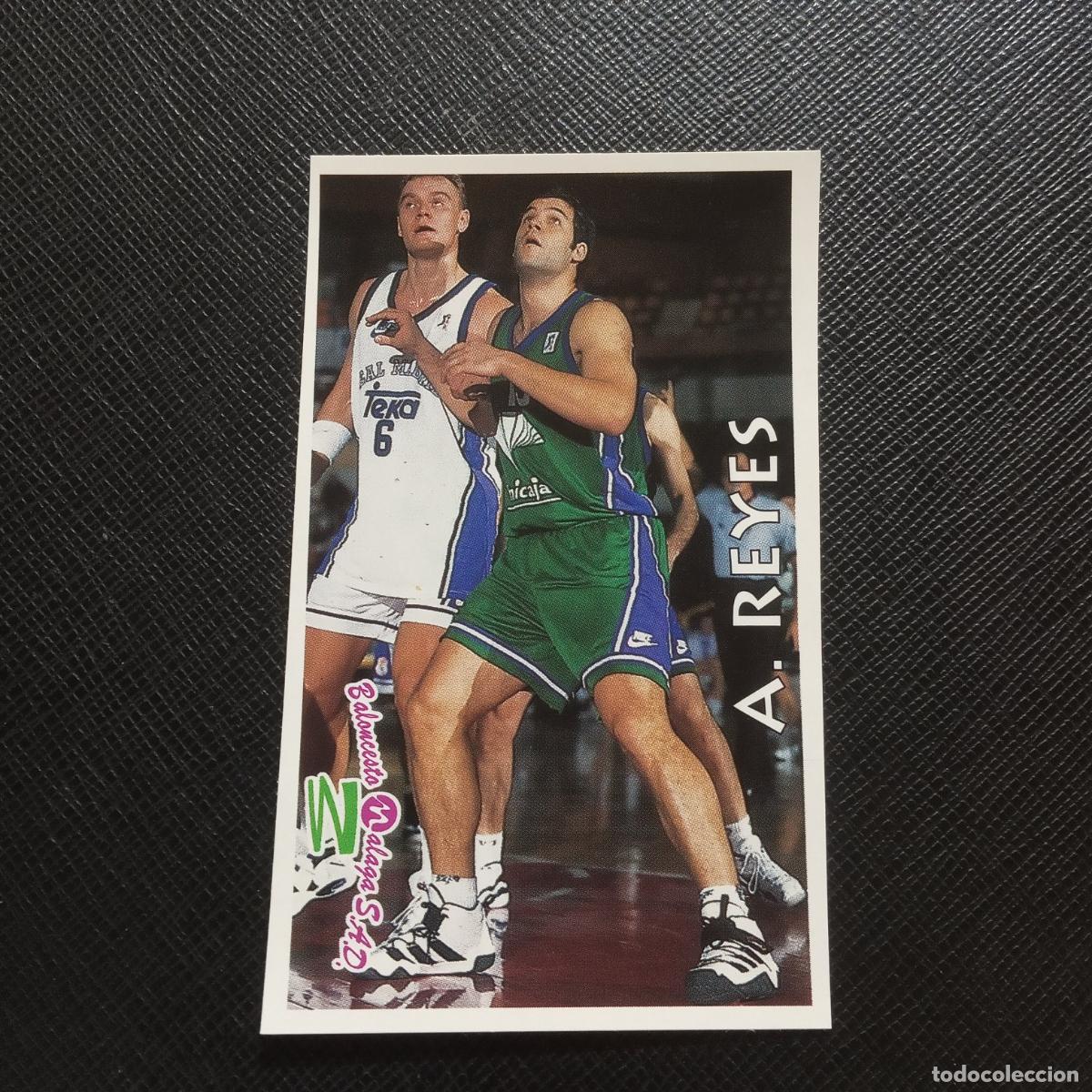 Coleccionismo deportivo: 93 A REYES MALAGA MUNDICROMO ACB 96 97 BALONCESTO 1996 1997 - SIN PEGAR - A81 PG136