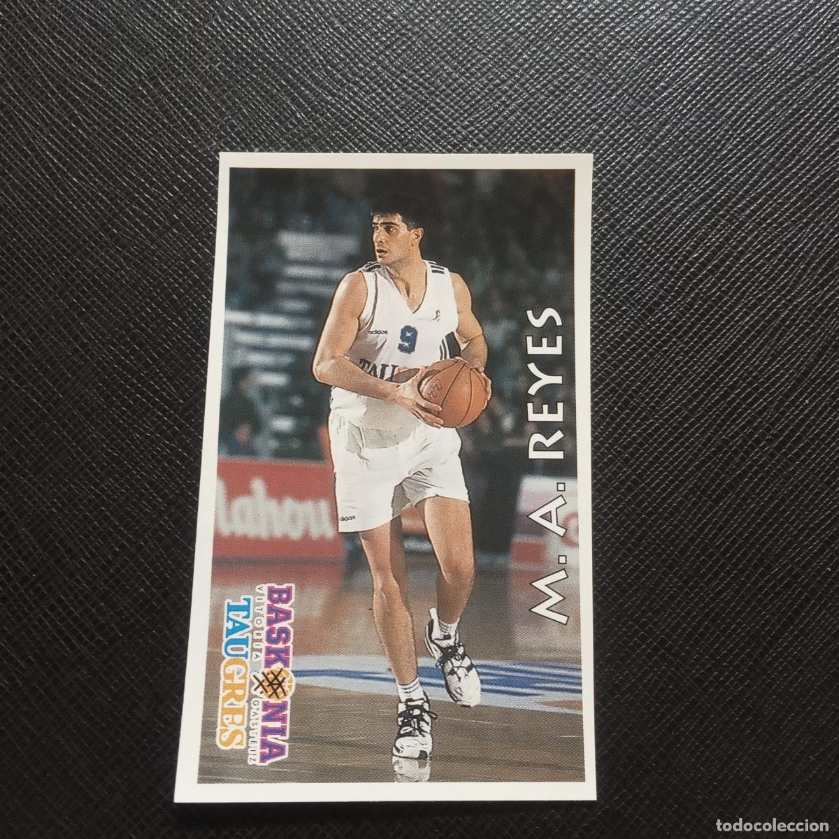 Coleccionismo deportivo: 106 M A REYES BASKONIA TAUGRES MUNDICROMO ACB 96 97 BALONCESTO 1996 1997 - SIN PEGAR - A81 PG253