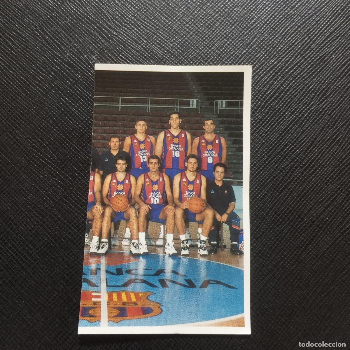 Coleccionismo deportivo: 3 PLANTILLA BARCELONA MUNDICROMO ACB 96 97 BALONCESTO 1996 1997 - SIN PEGAR - A81 PG271