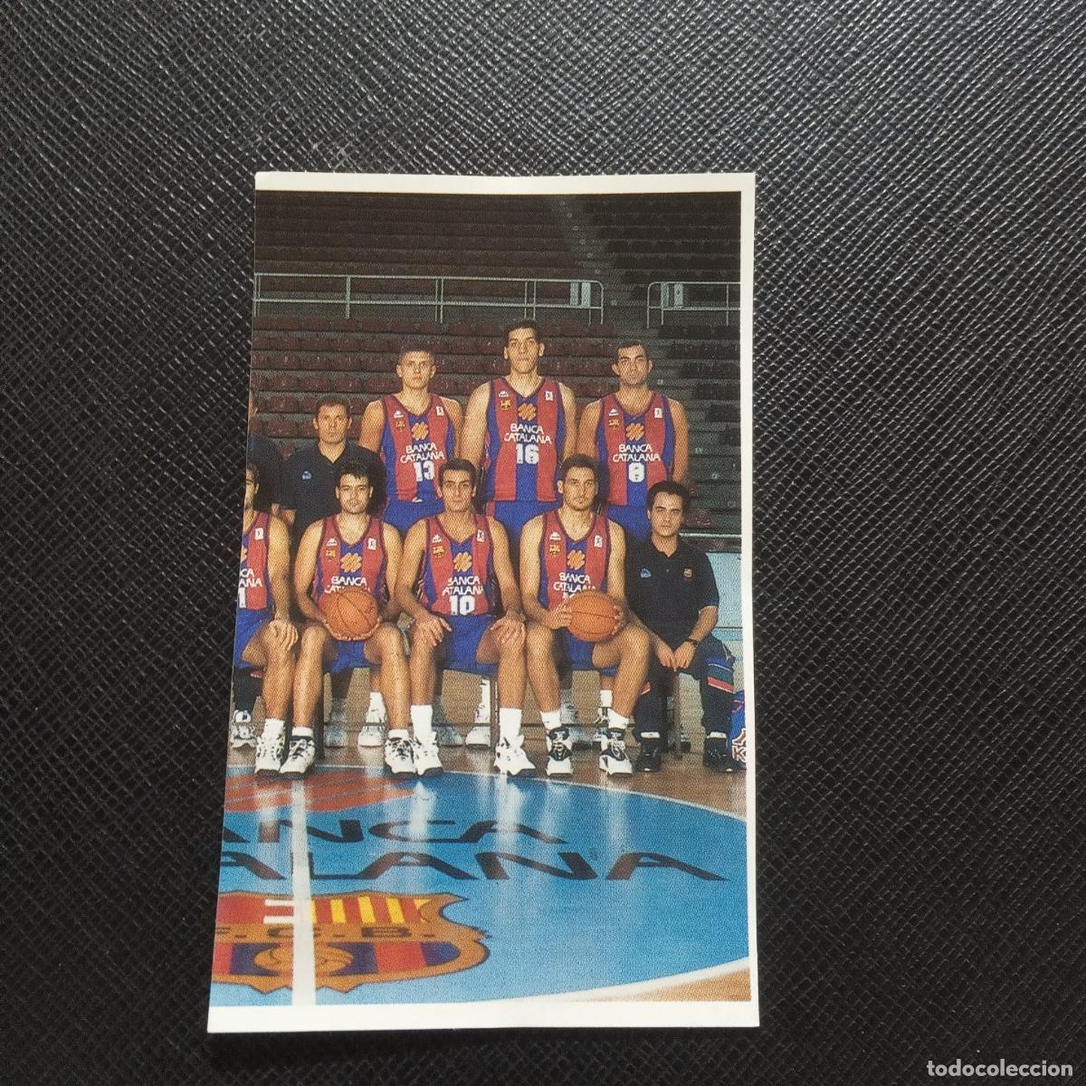 Coleccionismo deportivo: 3 PLANTILLA BARCELONA MUNDICROMO ACB 96 97 BALONCESTO 1996 1997 - SIN PEGAR - A81 PG271 B