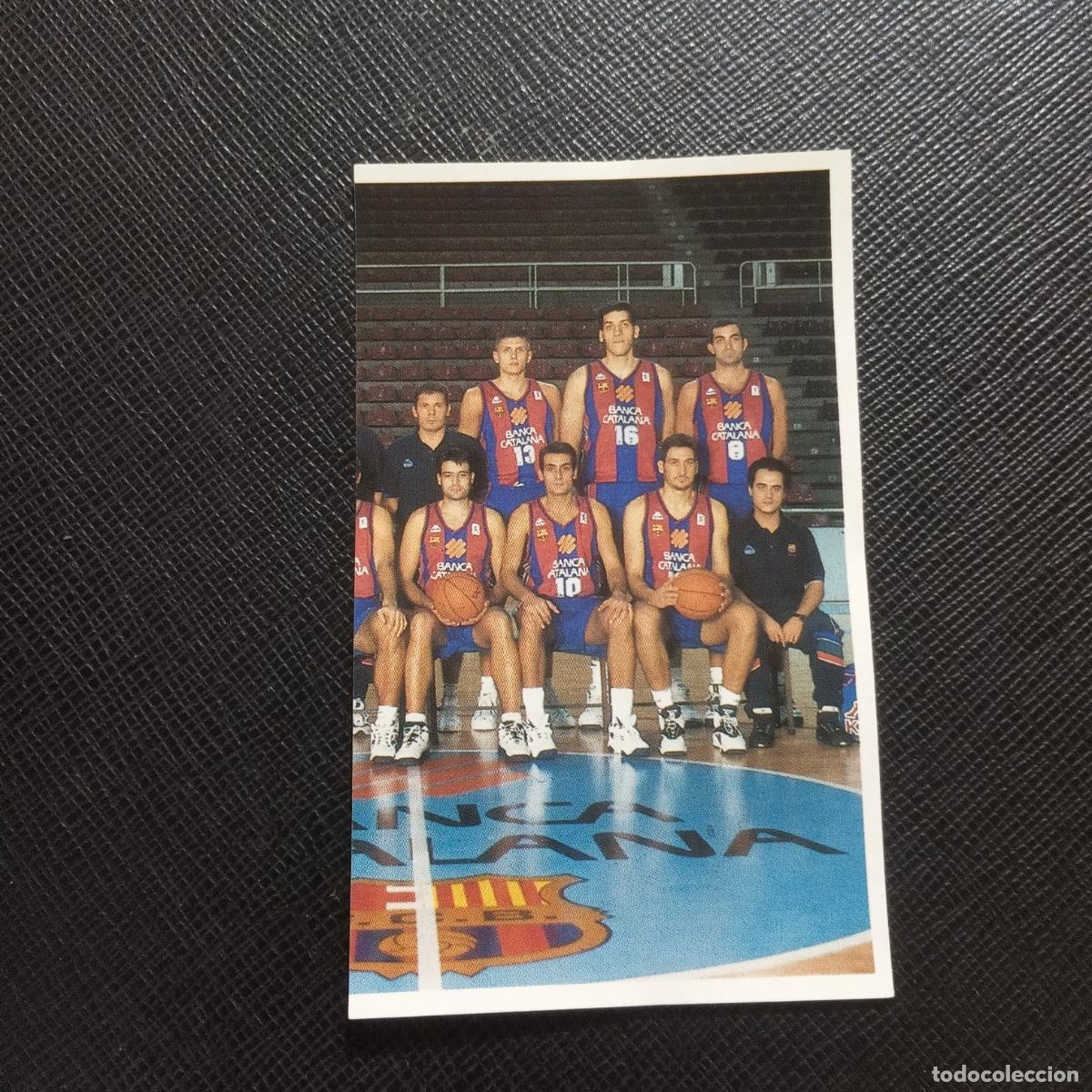 Coleccionismo deportivo: 3 PLANTILLA BARCELONA MUNDICROMO ACB 96 97 BALONCESTO 1996 1997 - SIN PEGAR - A81 PG280 B
