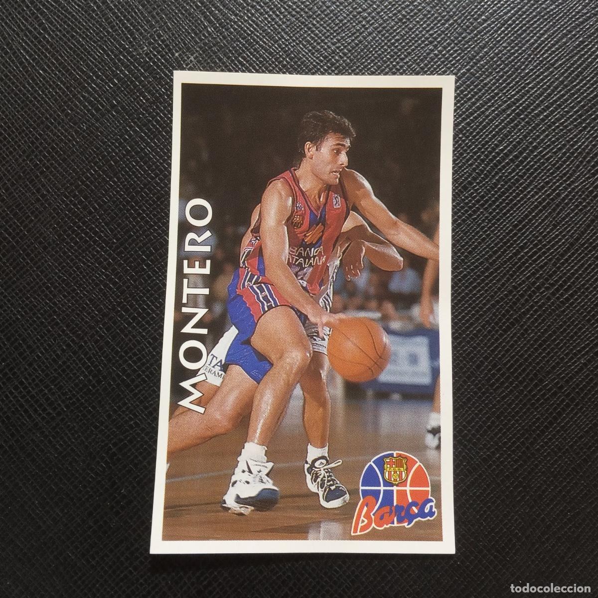 Coleccionismo deportivo: 5 MONTERO BARCELONA MUNDICROMO ACB 96 97 BALONCESTO 1996 1997 - SIN PEGAR - A81 PG298 B