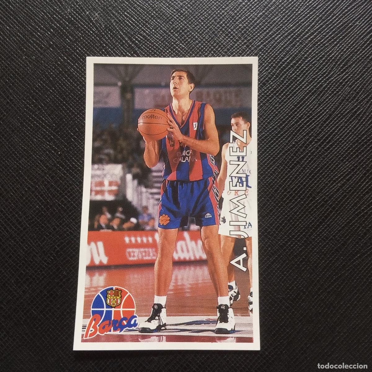 Coleccionismo deportivo: 9 A JIMENEZ BARCELONA MUNDICROMO ACB 96 97 BALONCESTO 1996 1997 - SIN PEGAR - A81 PG370 B