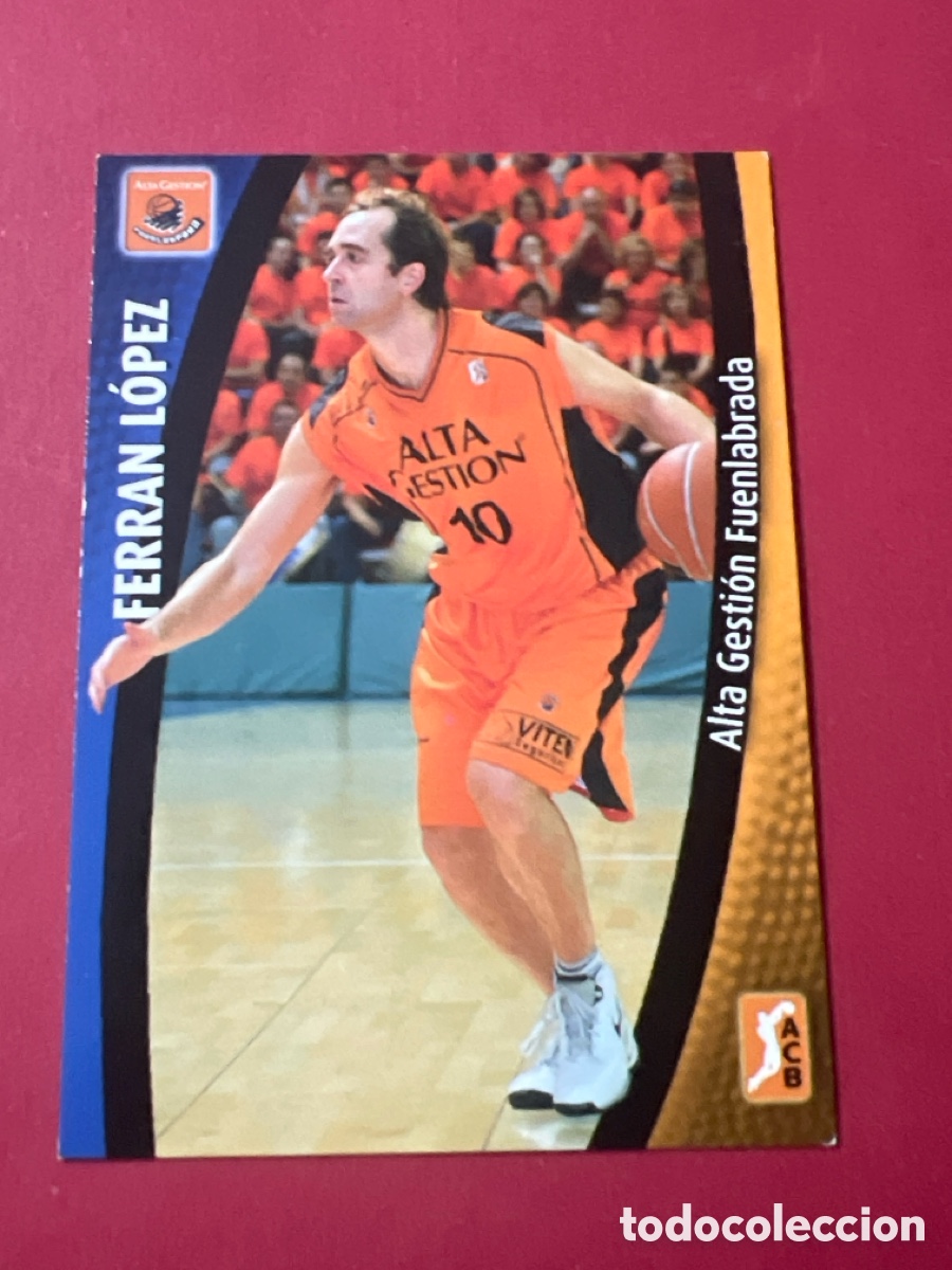 Coleccionismo deportivo: C671b. FERRAN LOPEZ # 4 ALTA GESTI&Oacute;N FUENLABRADA BALONCESTO ACB 2008/09 PANINI