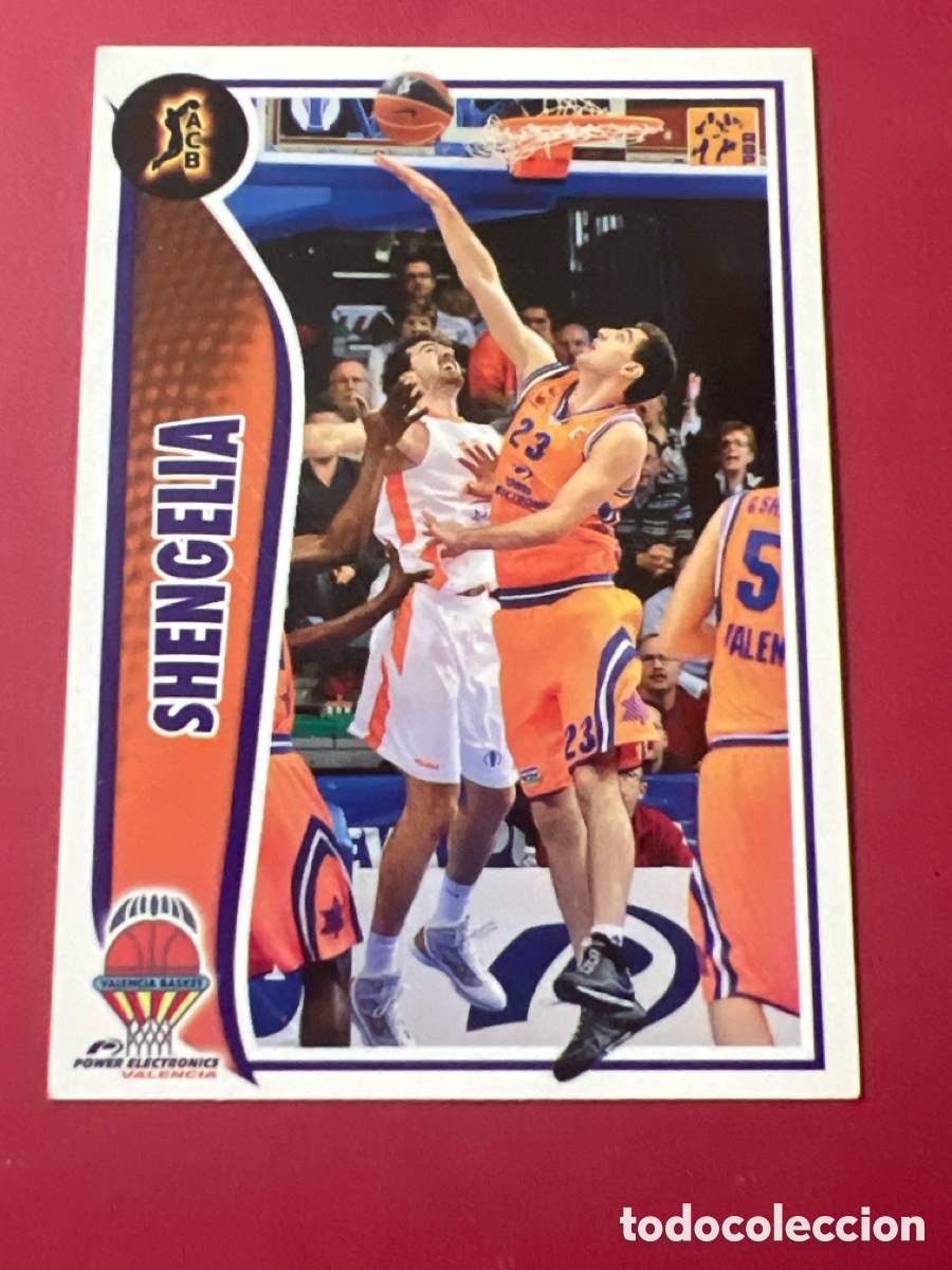 Coleccionismo deportivo: CROMO CARD DE BALONCESTO BASKET SHENGELIA DEL POWER ELECTRONIC VALENCIA N&ordm; 225 LIGA ACB 09-10 PANINI