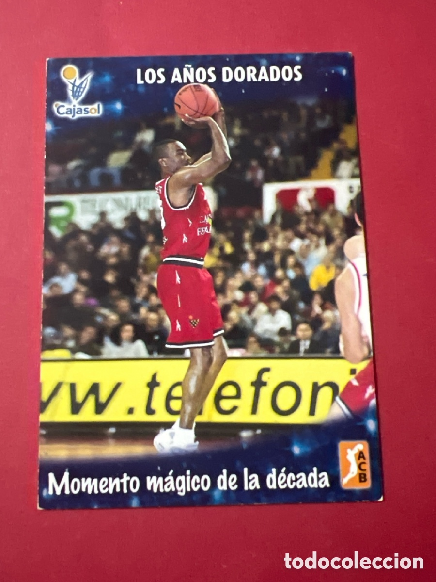 Coleccionismo deportivo: BALONCESTO ACB 2008 2009 PANINI 72 A&Ntilde;OS DORADOS (CAJASOL SEVILLA) ANDRE TURNER BASKET CROMO 08 09