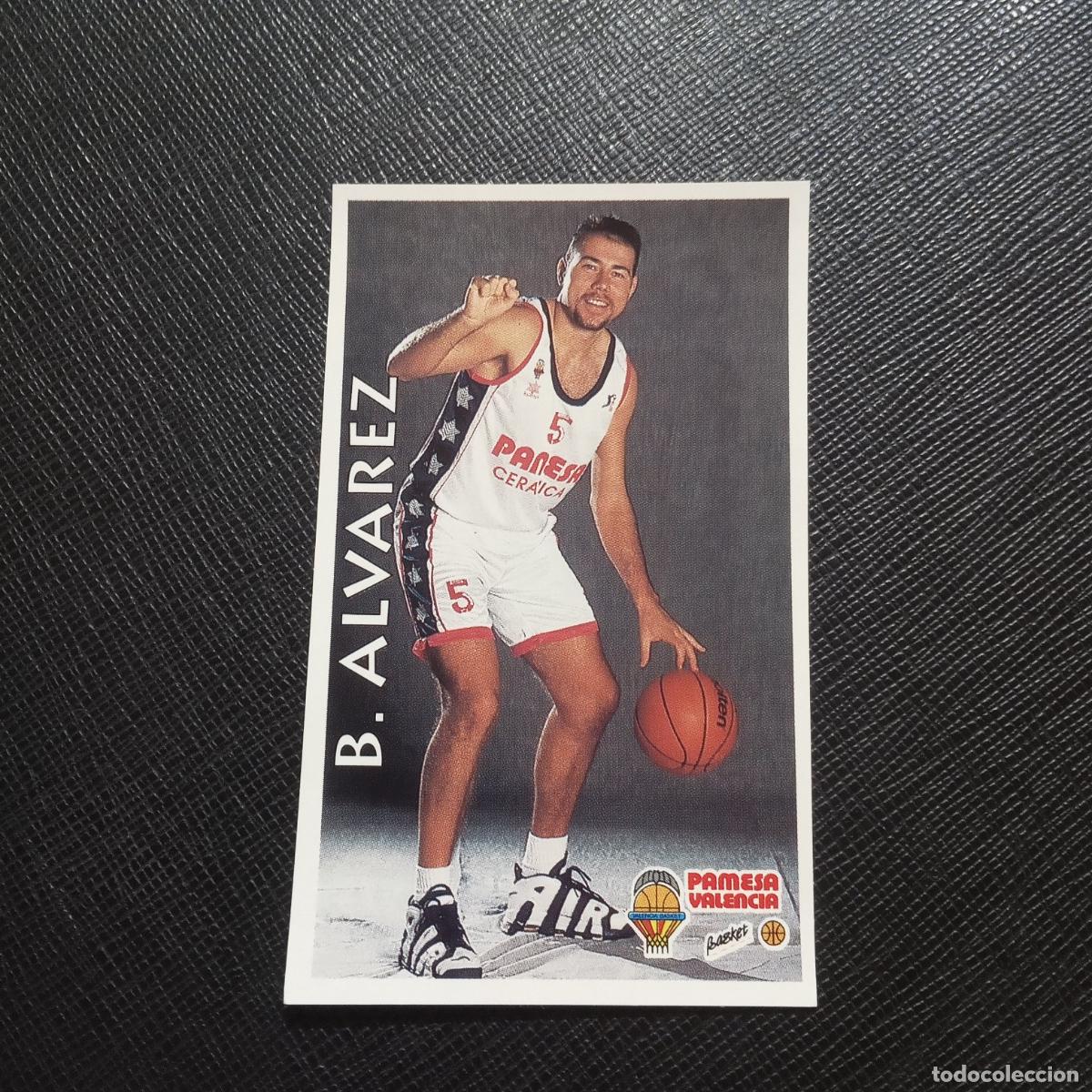 Coleccionismo deportivo: 262 B ALVAREZ PAMESA VALENCIA MUNDICROMO ACB 96 97 BALONCESTO 1996 1997 - SIN PEGAR - A81 PG397