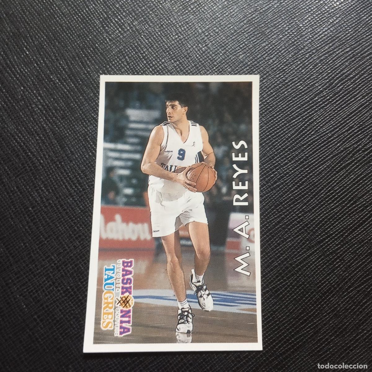 Collezionismo sportivo: 106 M A REYES BASKONIA TAUGRES MUNDICROMO ACB 96 97 BALONCESTO 1996 1997 - SIN PEGAR - A81 PG424
