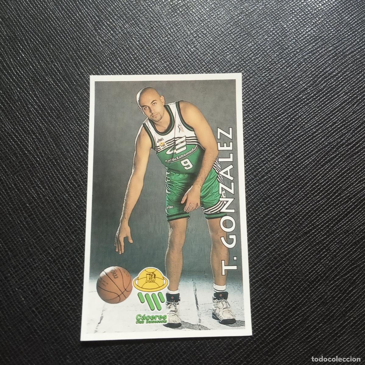 Collezionismo sportivo: 123 T GONZALEZ CACERES MUNDICROMO ACB 96 97 BALONCESTO 1996 1997 - SIN PEGAR - A81 PG424