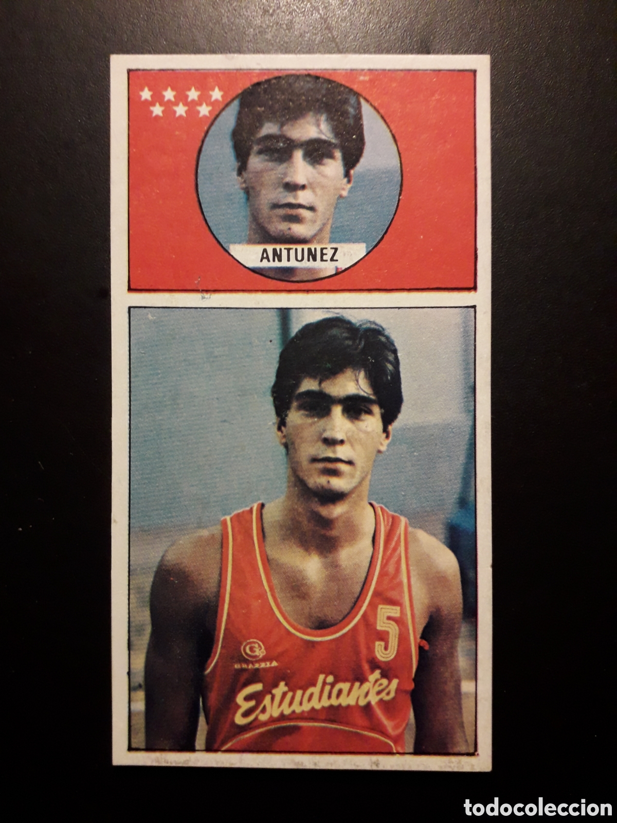 Coleccionismo deportivo: ANT&Uacute;NEZ ESTUDIANTES J MERCHANTE 1986 1987 86 87 N&deg; 81 SIN PEGAR. PEDIDO M&Iacute;NIMO 3&euro;