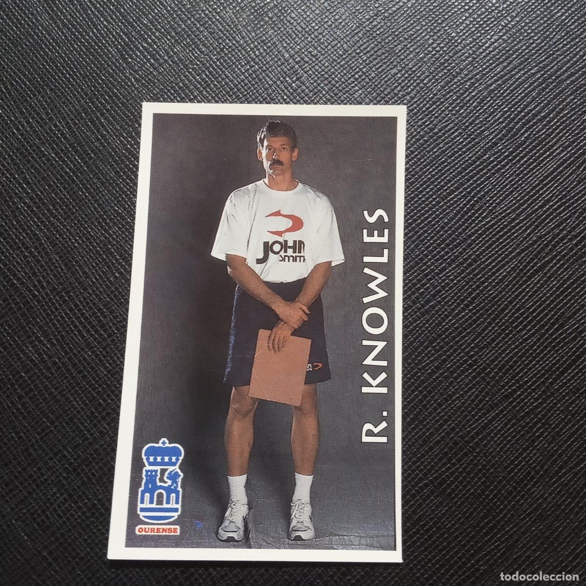 Coleccionismo deportivo: 216 R KNOWLES OURENSE MUNDICROMO ACB 96 97 BALONCESTO 1996 1997 - SIN PEGAR - A81 PG442