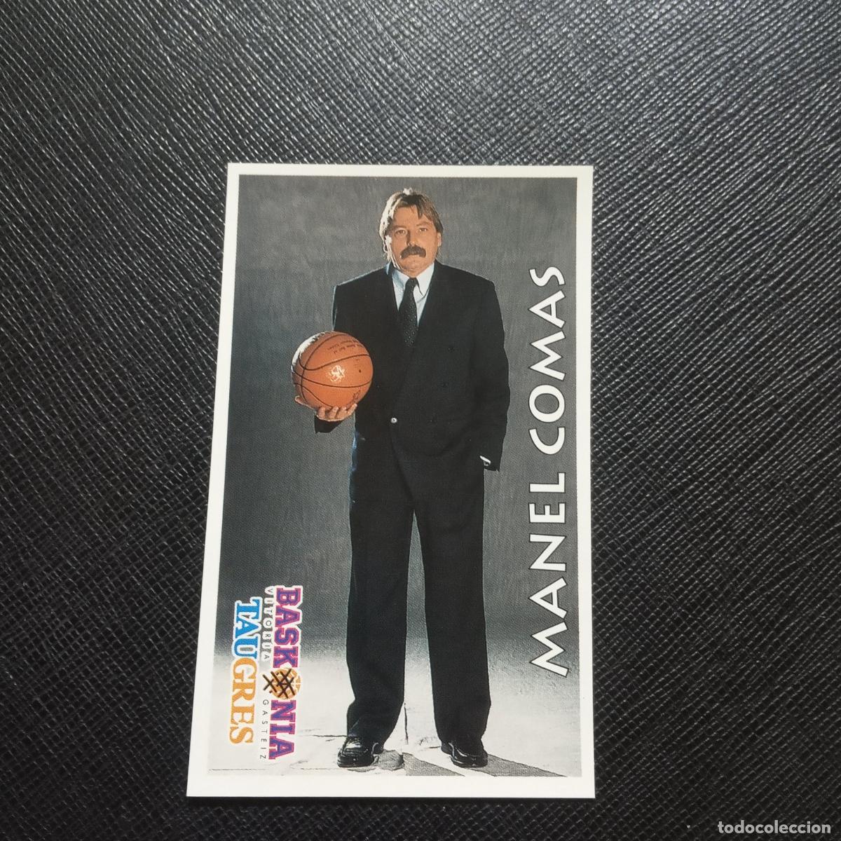 Collezionismo sportivo: 97 MANEL COMAS BASKONIA TAUGRES MUNDICROMO ACB 96 97 BALONCESTO 1996 1997 - SIN PEGAR - A81 PG469