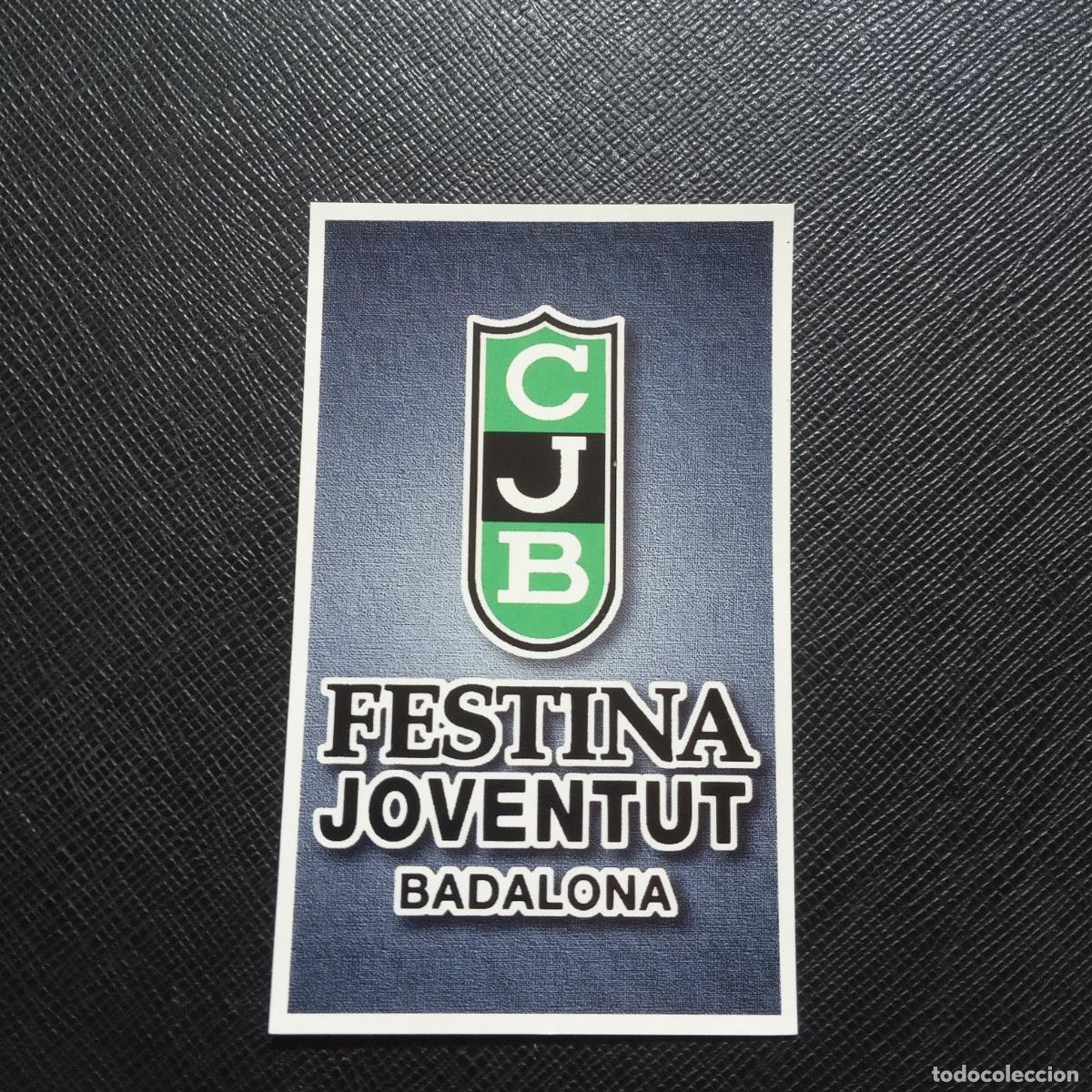 Sports collectibles: 155 FESTINA JOUVENTUT ESCUDO MUNDICROMO ACB 96 97 BALONCESTO 1996 1997 - SIN PEGAR - A81 PG487