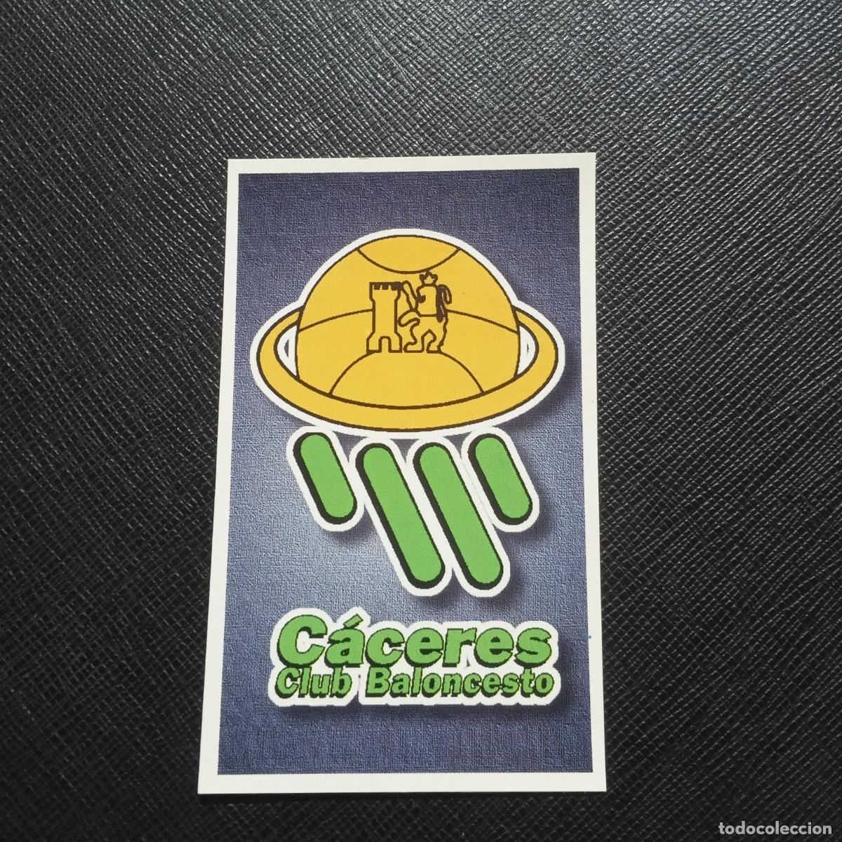 Sports collectibles: 109 CACERES ESCUDO MUNDICROMO ACB 96 97 BALONCESTO 1996 1997 - SIN PEGAR - A81 PG514