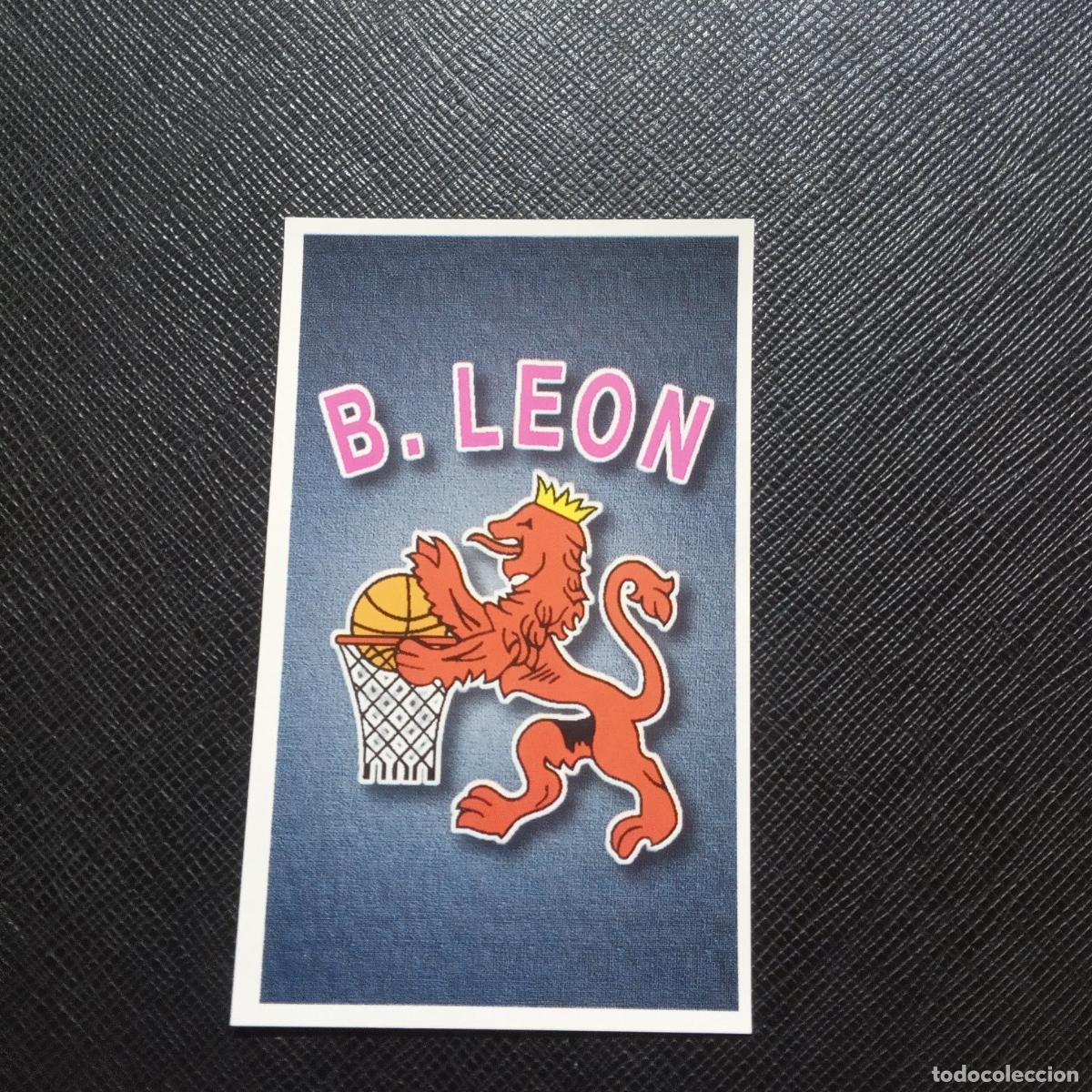 Coleccionismo deportivo: 141 LEON ESCUDO MUNDICROMO ACB 96 97 BALONCESTO 1996 1997 - SIN PEGAR - A81 PG514