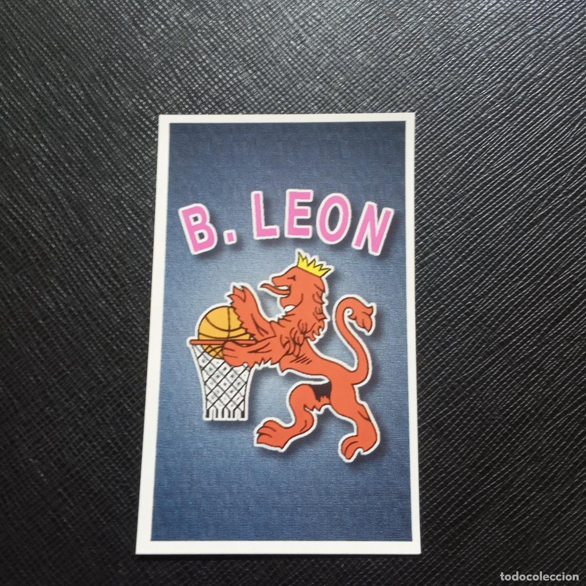 Coleccionismo deportivo: 141 LEON ESCUDO MUNDICROMO ACB 96 97 BALONCESTO 1996 1997 - SIN PEGAR - A81 PG514