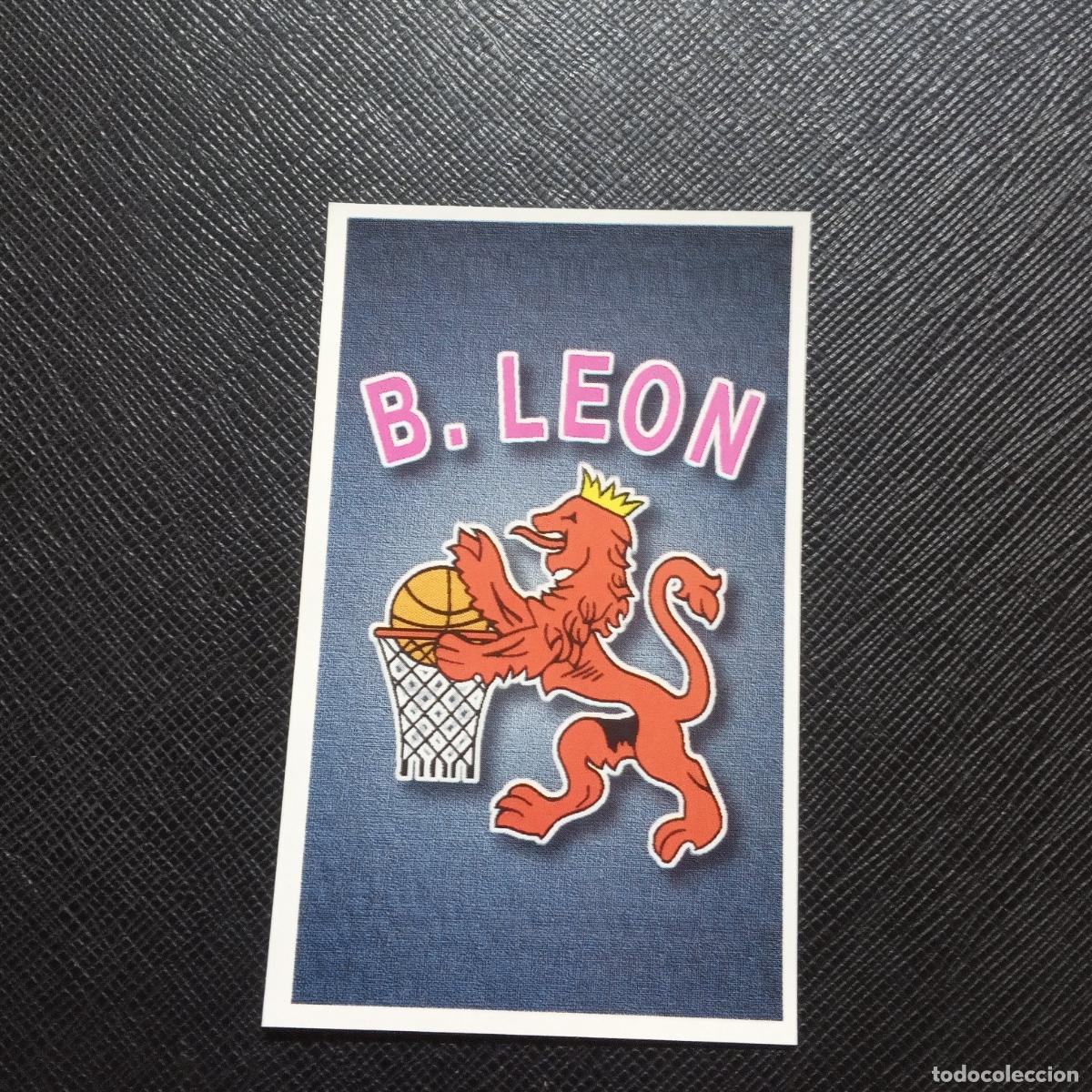 Coleccionismo deportivo: 141 LEON ESCUDO MUNDICROMO ACB 96 97 BALONCESTO 1996 1997 - SIN PEGAR - A81 PG523