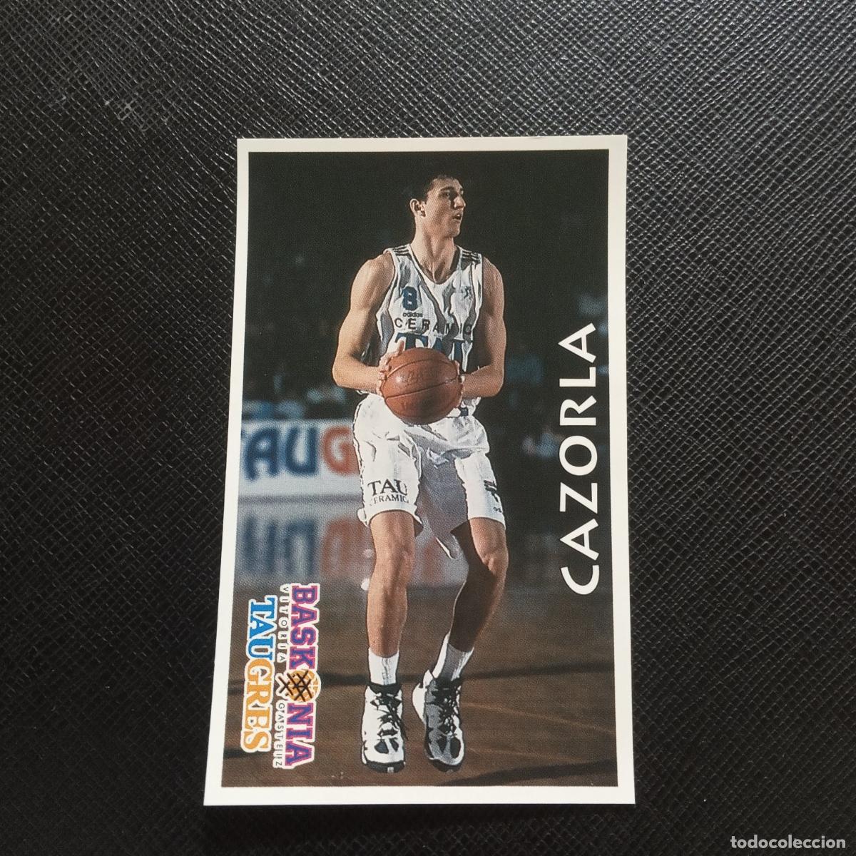 Coleccionismo deportivo: 100 CAZORLA BASKONIA TAUGRES MUNDICROMO ACB 96 97 BALONCESTO 1996 1997 - SIN PEGAR - A100 PG46