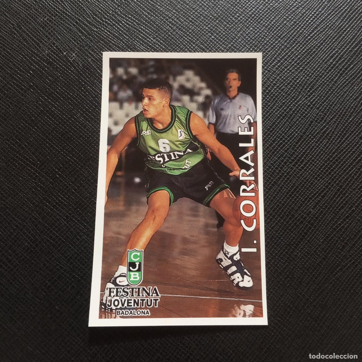 Coleccionismo deportivo: 160 I CORRALES FESTINA JOUVENTUT MUNDICROMO ACB 96 97 BALONCESTO 1996 1997 - SIN PEGAR - A100 PG55