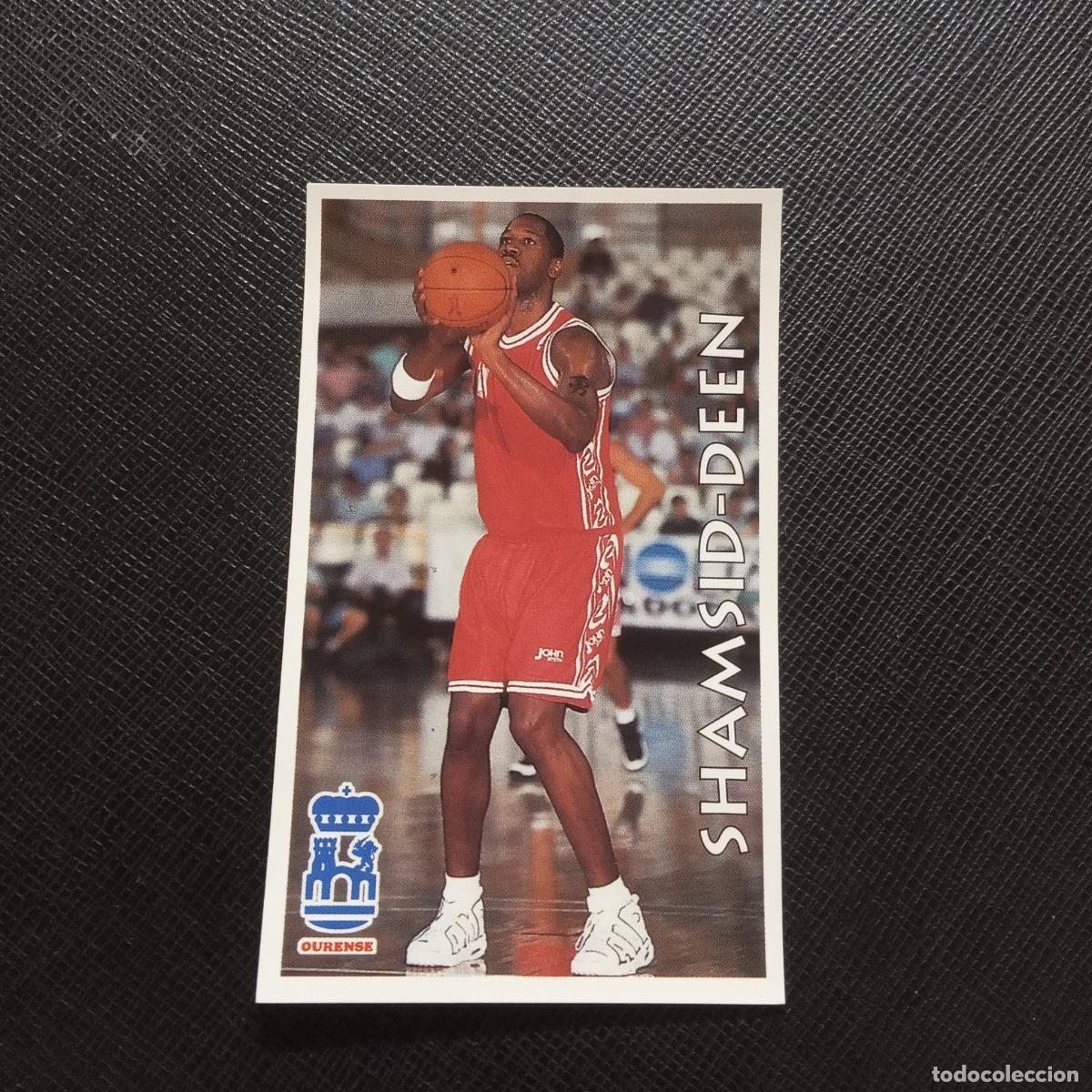 Coleccionismo deportivo: 225 SHAMSID DEEN OURENSE MUNDICROMO ACB 96 97 BALONCESTO 1996 1997 - SIN PEGAR - A100 PG64