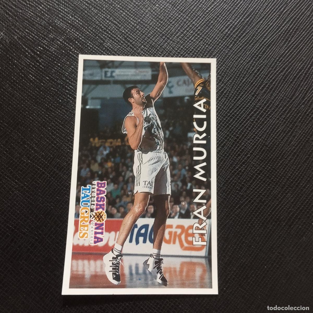 Coleccionismo deportivo: 104 FRAN MURCIA BASKONIA TAUGRES MUNDICROMO ACB 96 97 BALONCESTO 1996 1997 - SIN PEGAR - A100 PG100
