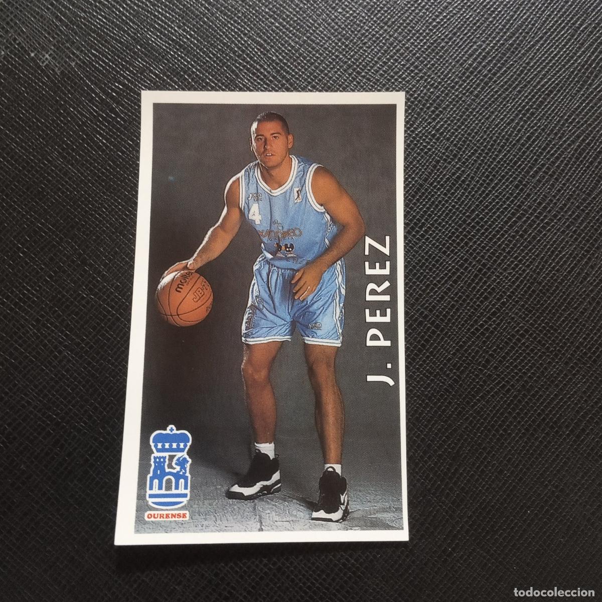 Coleccionismo deportivo: 218 J PEREZ OURENSE MUNDICROMO ACB 96 97 BALONCESTO 1996 1997 - SIN PEGAR - A100 PG100