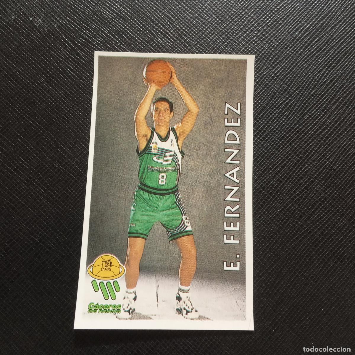 Coleccionismo deportivo: 117 E FERNANDEZ CACERES MUNDICROMO ACB 96 97 BALONCESTO 1996 1997 - SIN PEGAR - A100 PG100