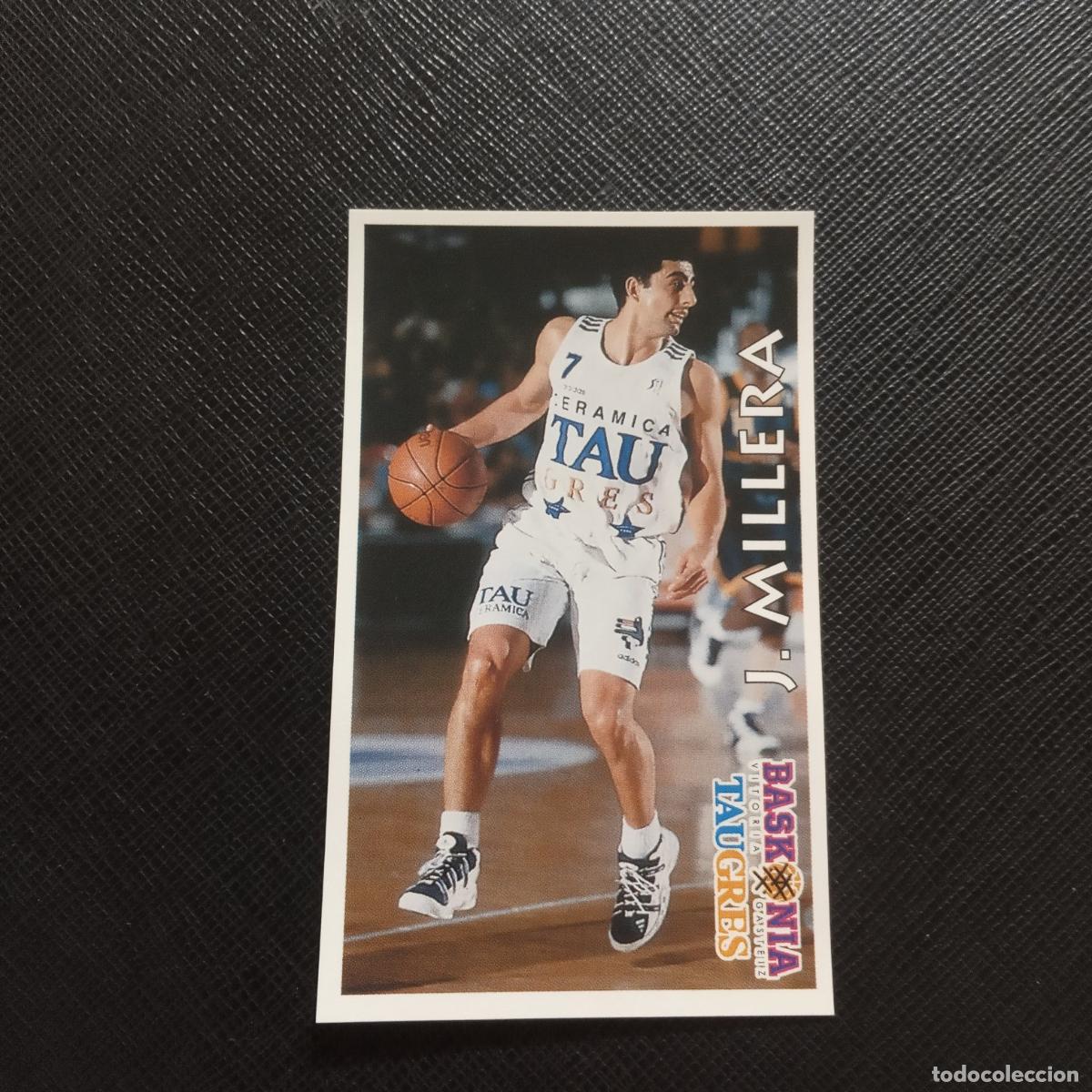 Coleccionismo deportivo: 98 J MILLERA BASKONIA TAUGRES MUNDICROMO ACB 96 97 BALONCESTO 1996 1997 - SIN PEGAR - A100 PG100