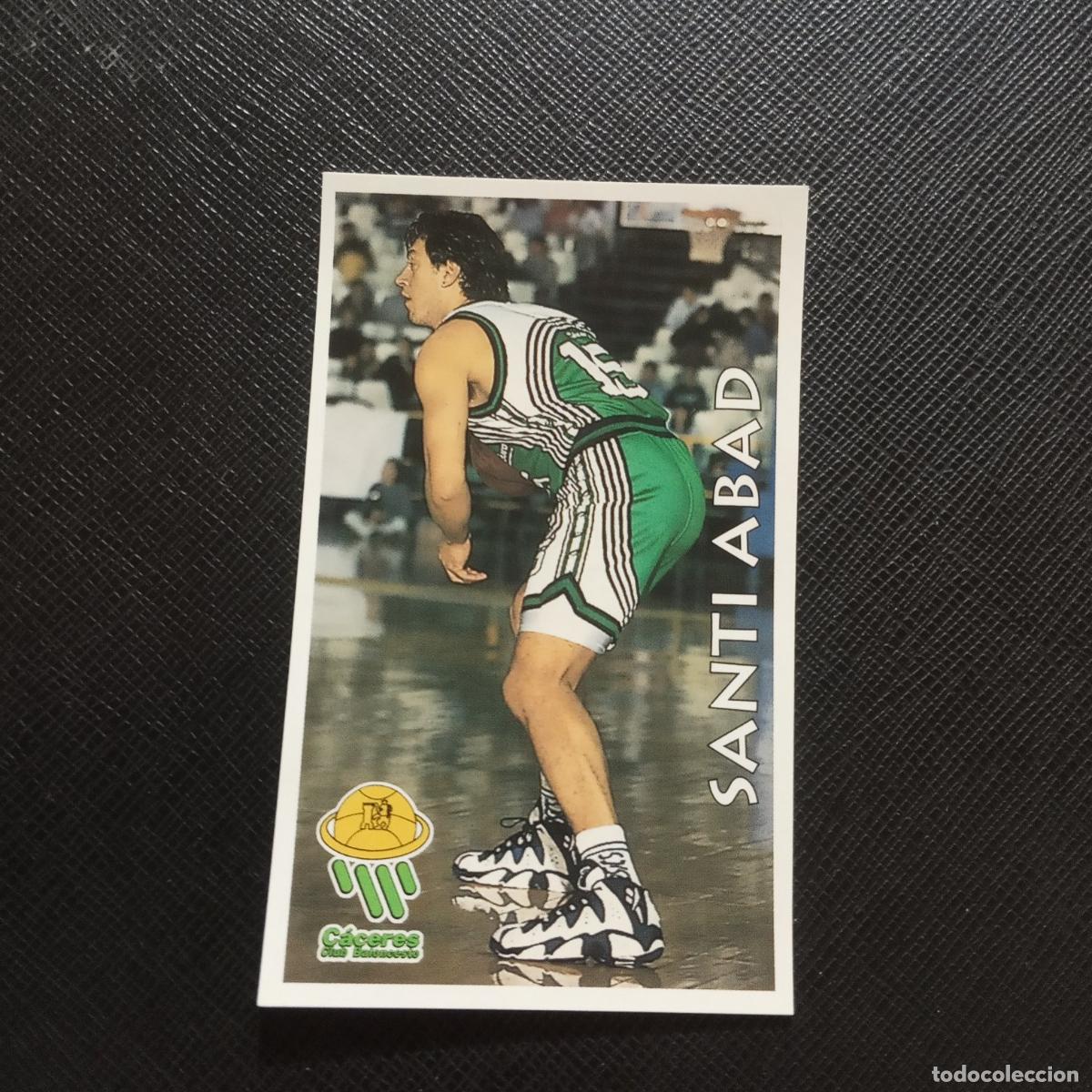 Coleccionismo deportivo: 121 SANTI ABAD CACERES MUNDICROMO ACB 96 97 BALONCESTO 1996 1997 - SIN PEGAR - A100 PG118