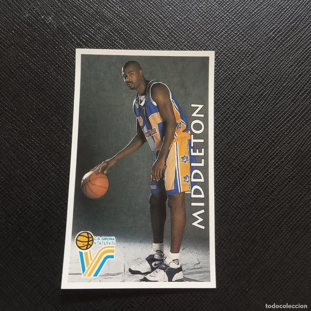 Coleccionismo deportivo: 137 MIDDLETON GIRONA MUNDICROMO ACB 96 97 BALONCESTO 1996 1997 - SIN PEGAR - A100 PG118