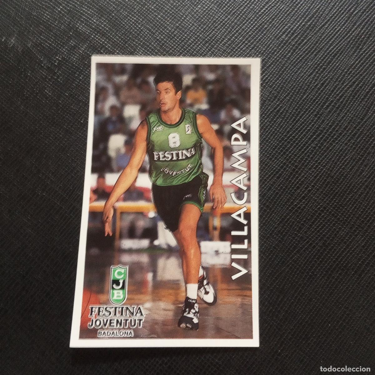 Coleccionismo deportivo: 161 VILLACAMPA FESTINA JOUVENTUT MUNDICROMO ACB 96 97 BALONCESTO 1996 1997 - SIN PEGAR - A100 PG136