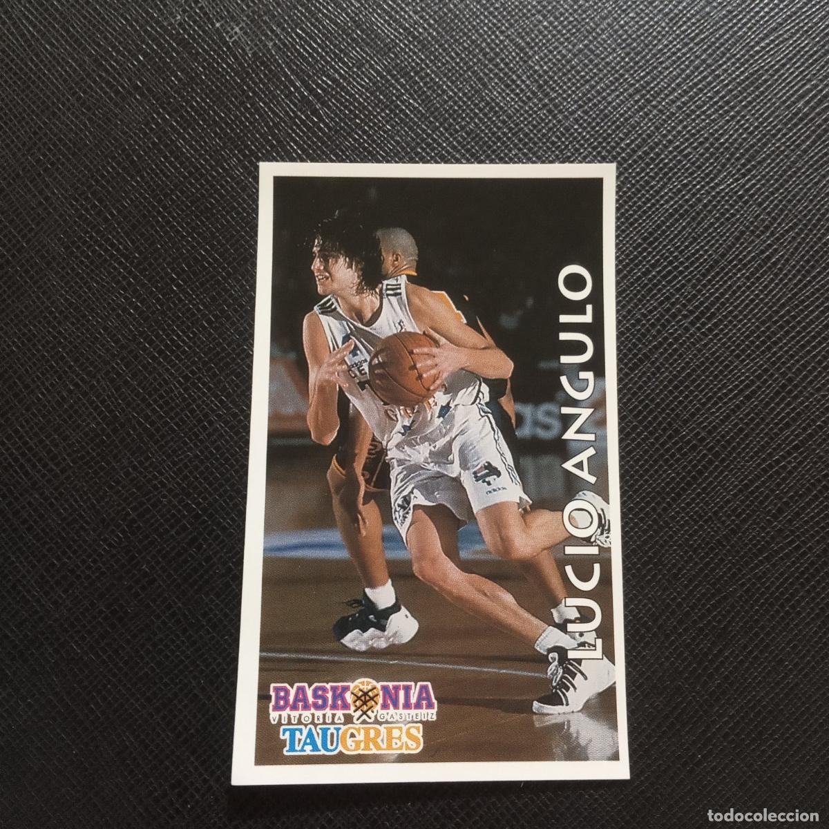 Coleccionismo deportivo: 102 LUCIO ANGULO BASKONIA TAUGRES MUNDICROMO ACB 96 97 BALONCESTO 1996 1997 - SIN PEGAR - A100 PG190