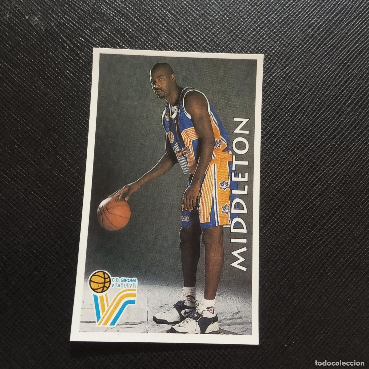 Coleccionismo deportivo: 137 MIDDLETON GIRONA MUNDICROMO ACB 96 97 BALONCESTO 1996 1997 - SIN PEGAR - A100 PG208