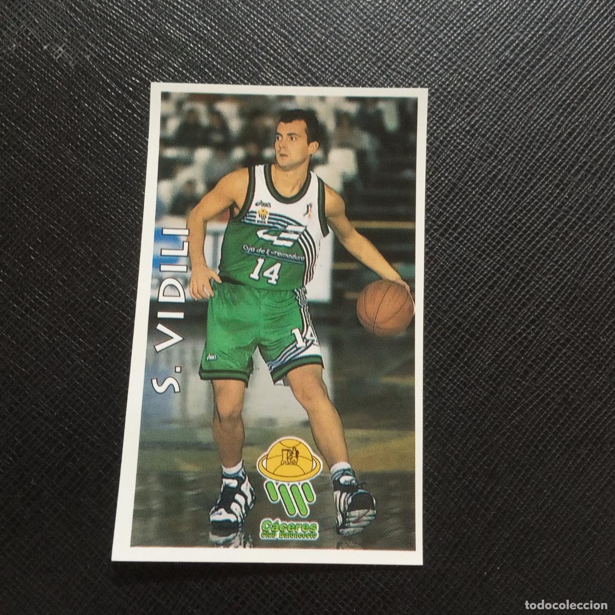 Coleccionismo deportivo: 115 S VIDILI CACERES MUNDICROMO ACB 96 97 BALONCESTO 1996 1997 - SIN PEGAR - A100 PG208