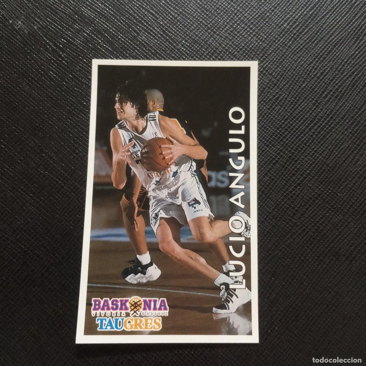 Coleccionismo deportivo: 102 LUCIO ANGULO BASKONIA TAUGRES MUNDICROMO ACB 96 97 BALONCESTO 1996 1997 - SIN PEGAR - A100 PG217