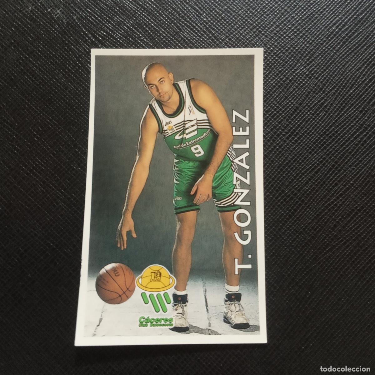 Coleccionismo deportivo: 123 T GONZALEZ CACERES MUNDICROMO ACB 96 97 BALONCESTO 1996 1997 - SIN PEGAR - A100 PG217