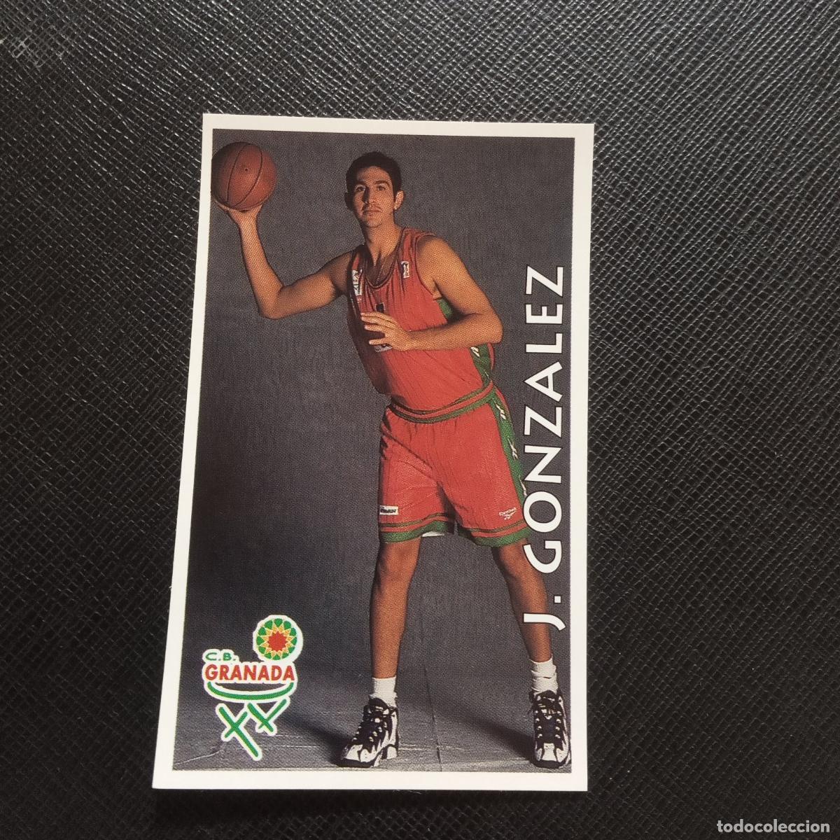 Coleccionismo deportivo: 239 J GONZALEZ GRANADA MUNDICROMO ACB 96 97 BALONCESTO 1996 1997 - SIN PEGAR - A100 PG217