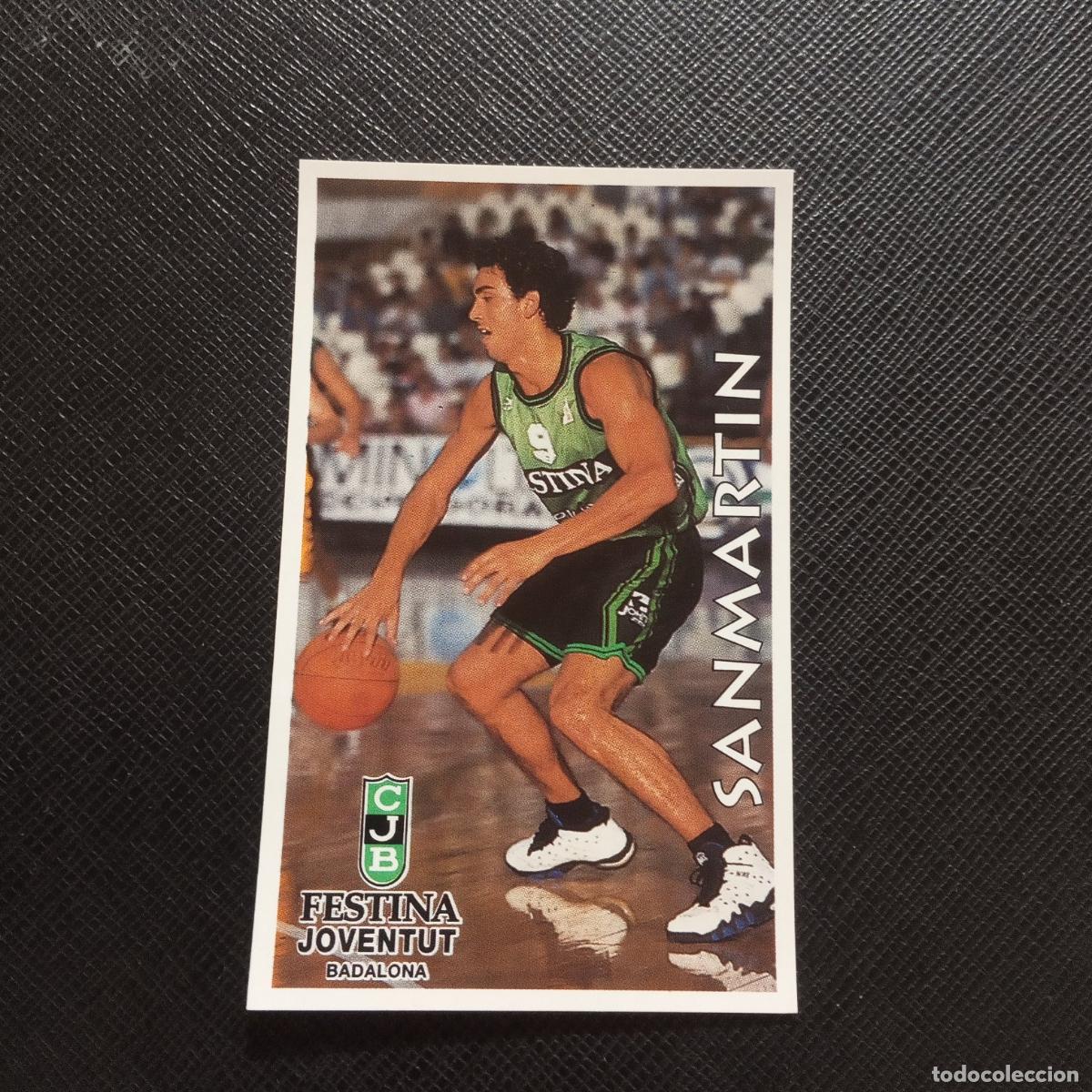 Coleccionismo deportivo: 163 SANMARTIN FESTINA JOUVENTUT MUNDICROMO ACB 96 97 BALONCESTO 1996 1997 - SIN PEGAR - A100 PG217