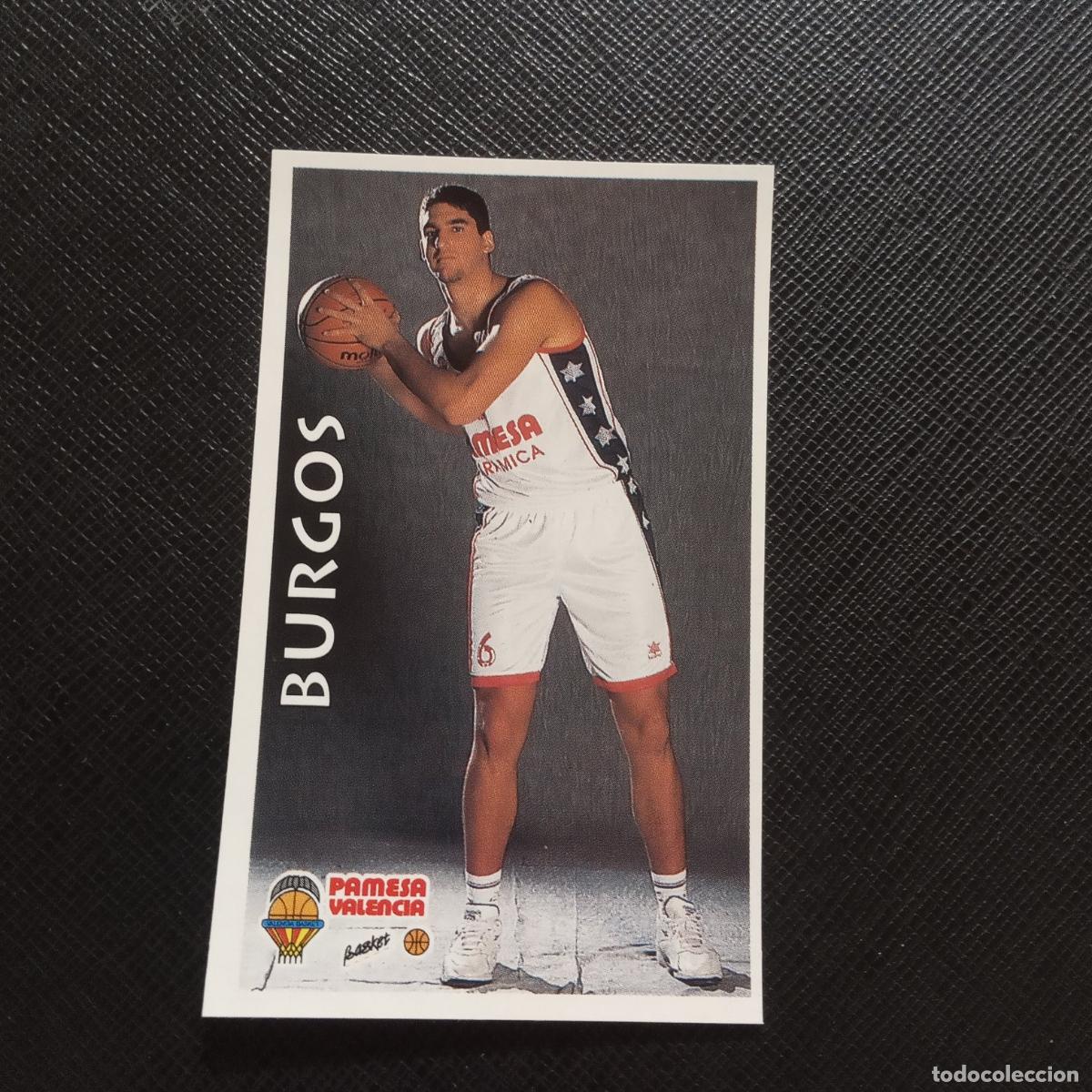 Coleccionismo deportivo: 270 BURGOS PAMESA VALENCIA MUNDICROMO ACB 96 97 BALONCESTO 1996 1997 - SIN PEGAR - A100 PG217