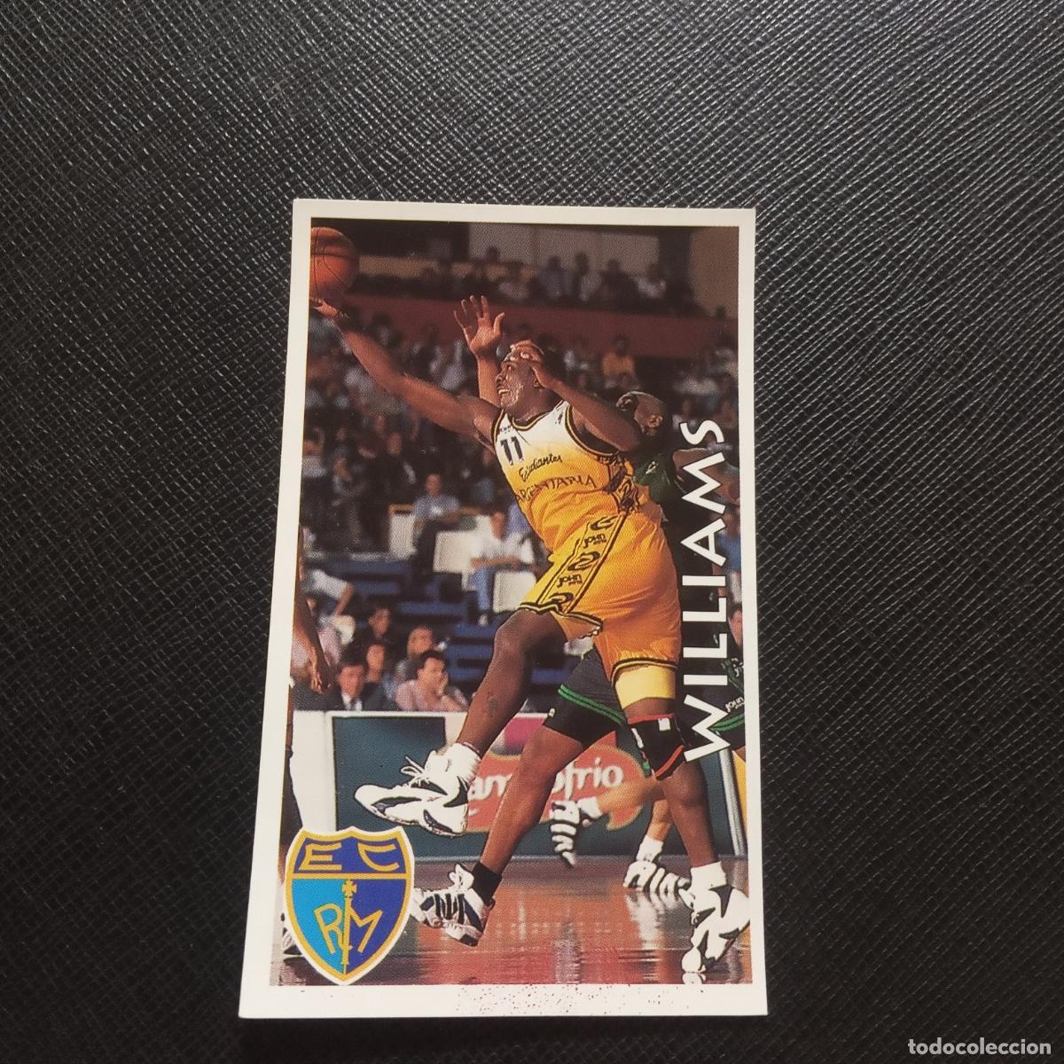 Collezionismo sportivo: 41 WILLIAMS ESTUDIANTES MUNDICROMO ACB 96 97 BALONCESTO 1996 1997 - SIN PEGAR - A100 PG244