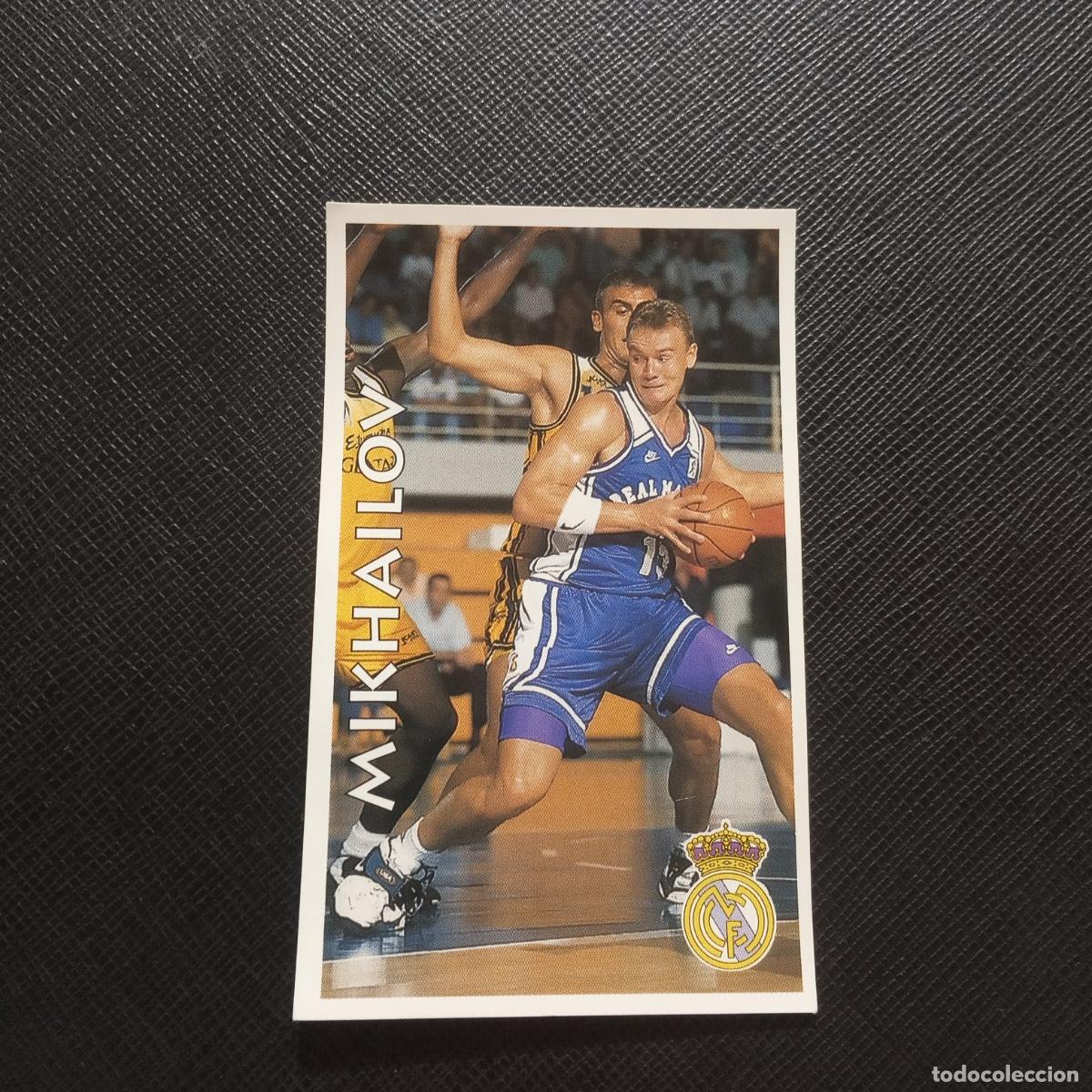 Sports collectibles: 76 MIKHAILOV REAL MADRID MUNDICROMO ACB 96 97 BALONCESTO 1996 1997 - SIN PEGAR - A100 PG262