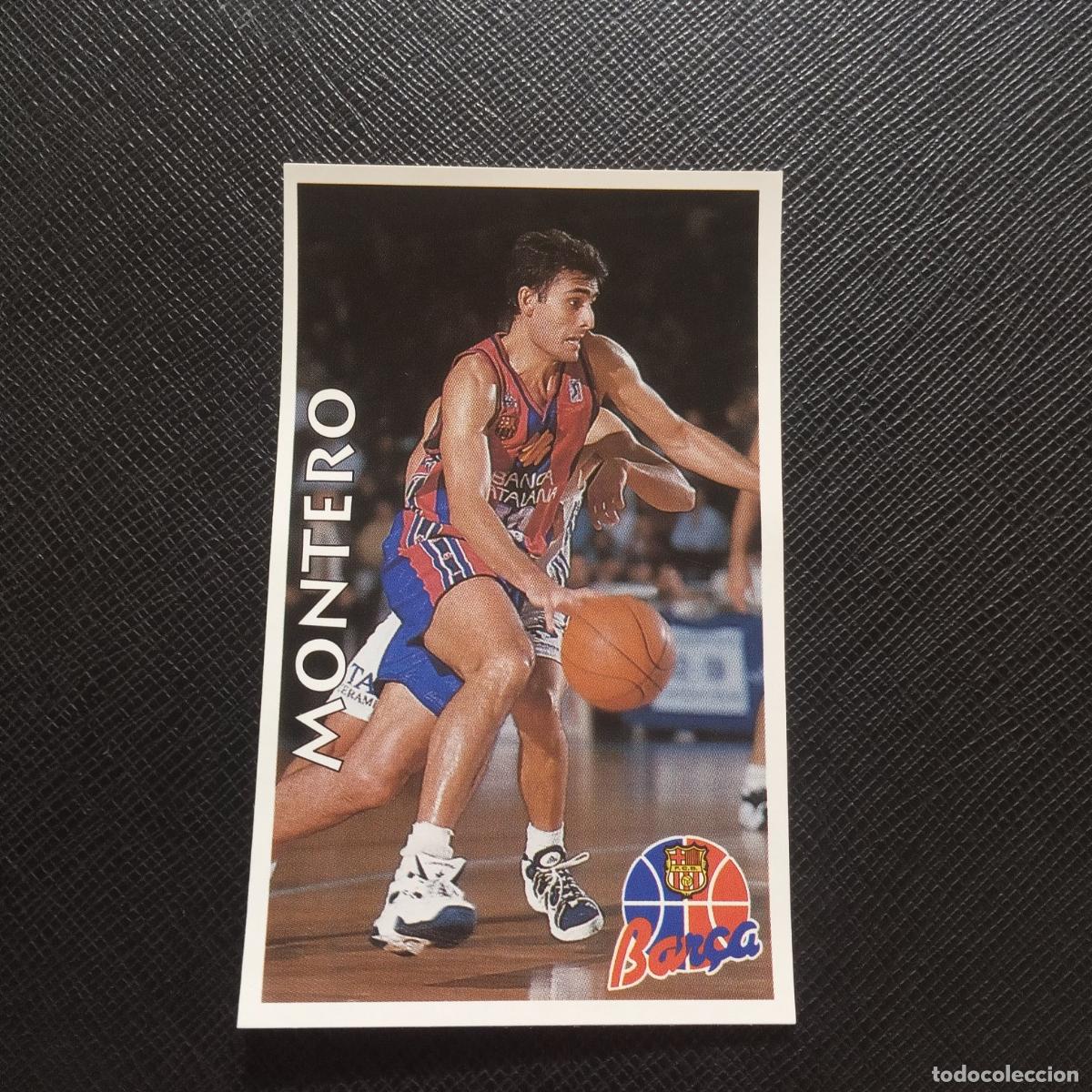 Coleccionismo deportivo: 5 MONTERO BARCELONA MUNDICROMO ACB 96 97 BALONCESTO 1996 1997 - SIN PEGAR - A100 PG280