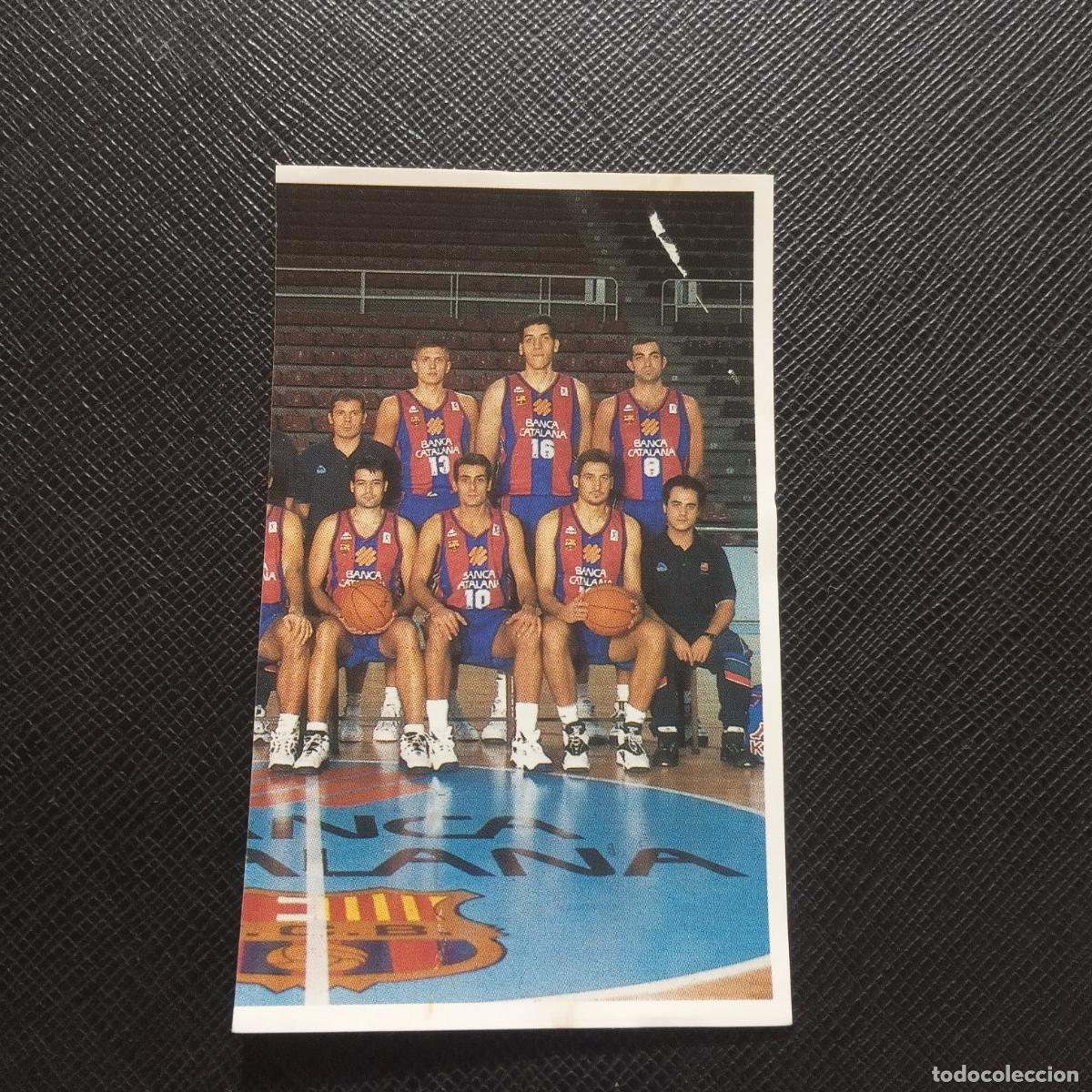Coleccionismo deportivo: 3 PLANTILLA BARCELONA MUNDICROMO ACB 96 97 BALONCESTO 1996 1997 - SIN PEGAR - A100 PG343