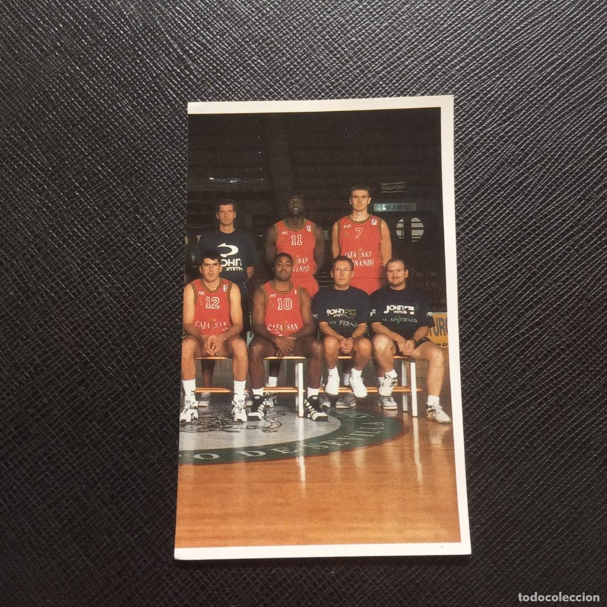 Coleccionismo deportivo: 18 PLANTILLA CAJA SAN FERNANDO MUNDICROMO ACB 96 97 BALONCESTO 1996 1997 - SIN PEGAR - A100 PG343