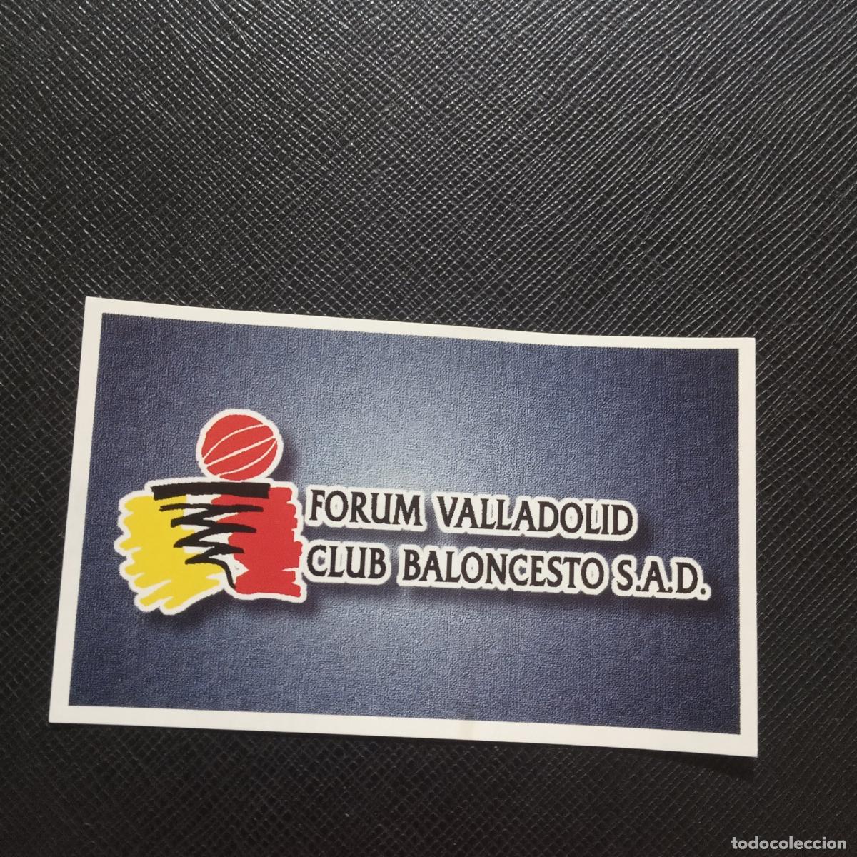 Coleccionismo deportivo: 197 ESCUDO FORUM VALLADOLID MUNDICROMO ACB 96 97 BALONCESTO 1996 1997 - SIN PEGAR - A100 PG343