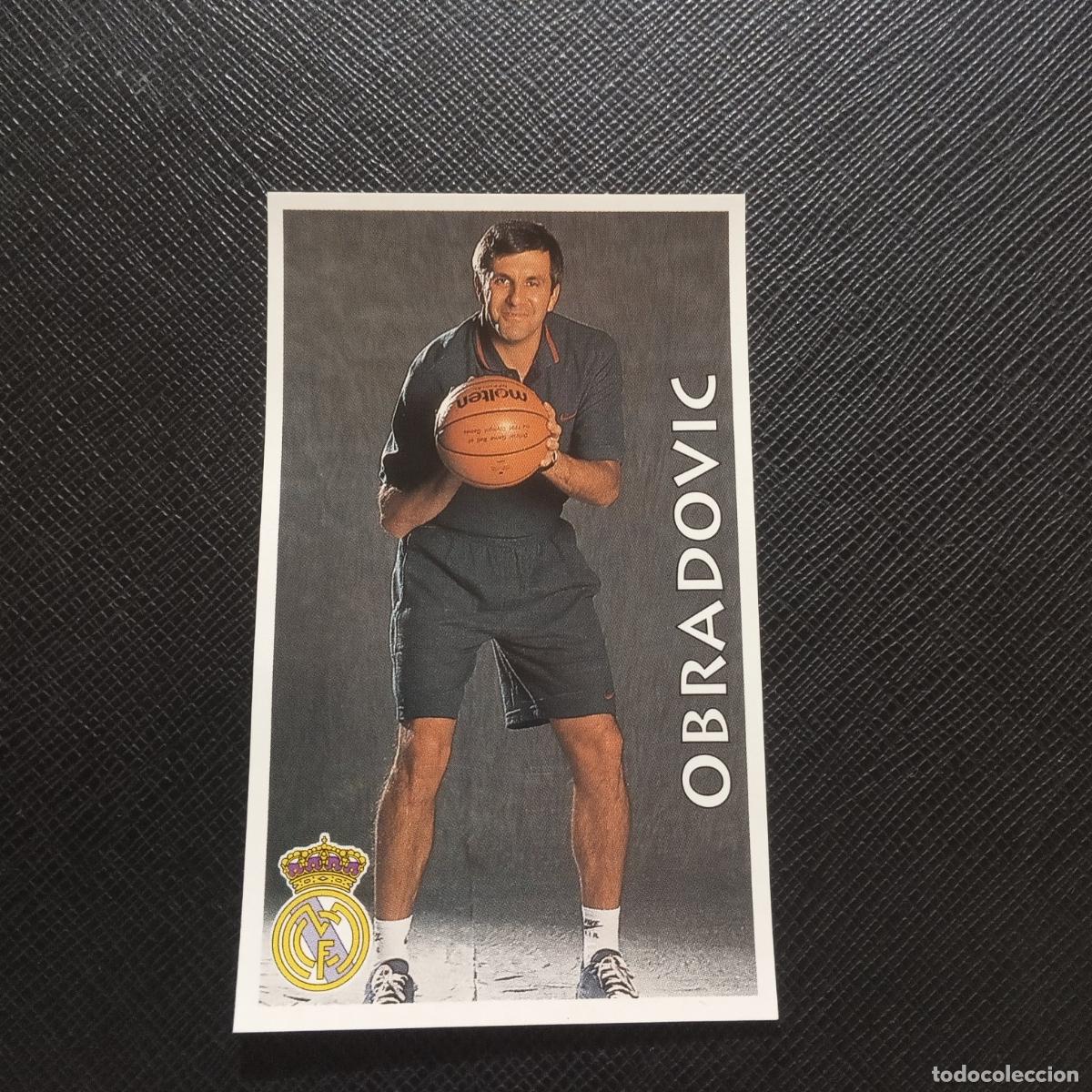 Coleccionismo deportivo: 65 OBRADOVIC REAL MADRID MUNDICROMO ACB 96 97 BALONCESTO 1996 1997 - SIN PEGAR - A100 PG370
