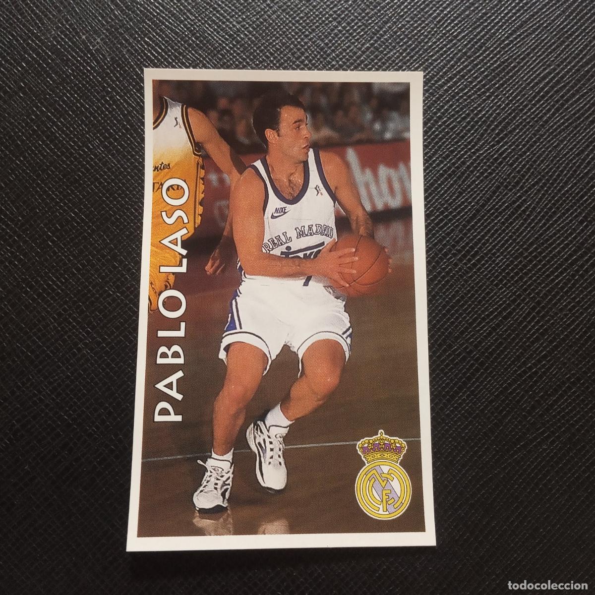 Coleccionismo deportivo: 66 PABLO LASO REAL MADRID MUNDICROMO ACB 96 97 BALONCESTO 1996 1997 - SIN PEGAR - A100 PG370