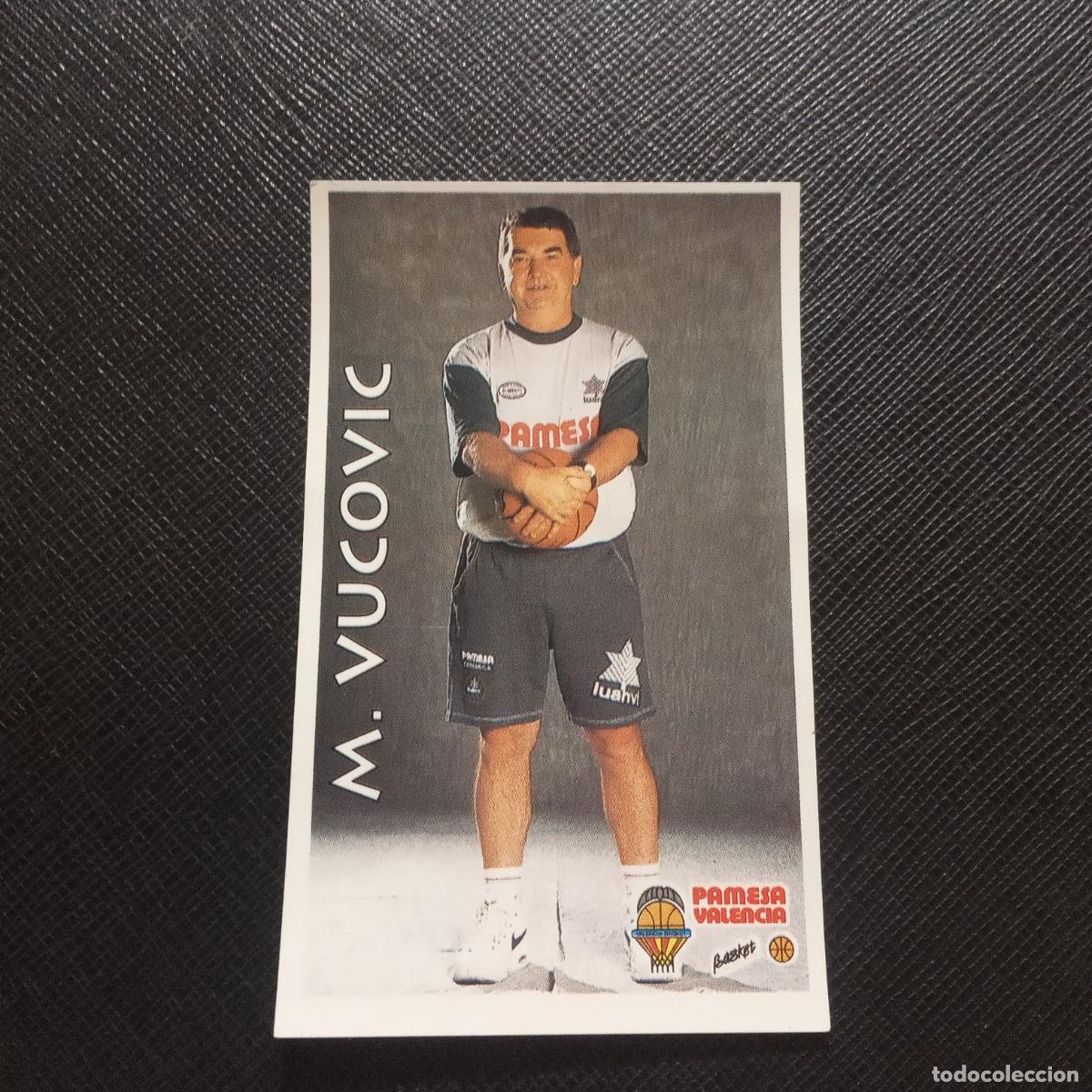 Coleccionismo deportivo: 260 VUCOVIC PAMESA VALENCIA MUNDICROMO ACB 96 97 BALONCESTO 1996 1997 - SIN PEGAR - A100 PG379