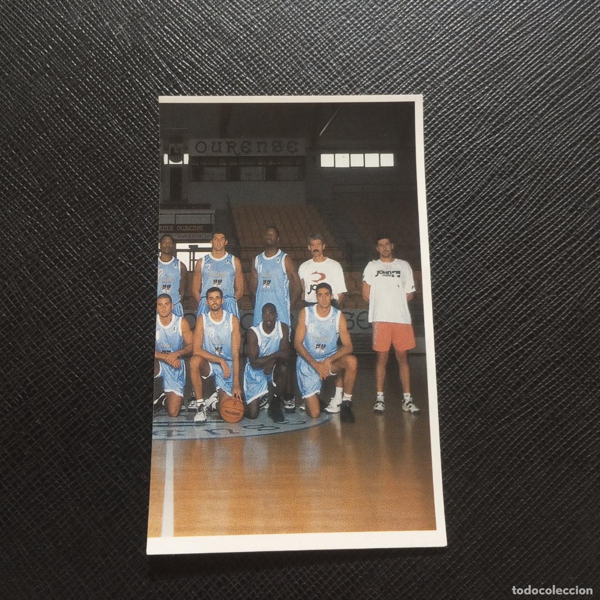 Coleccionismo deportivo: 215 PLANTILLA OURENSE MUNDICROMO ACB 96 97 BALONCESTO 1996 1997 - SIN PEGAR - A100 PG397